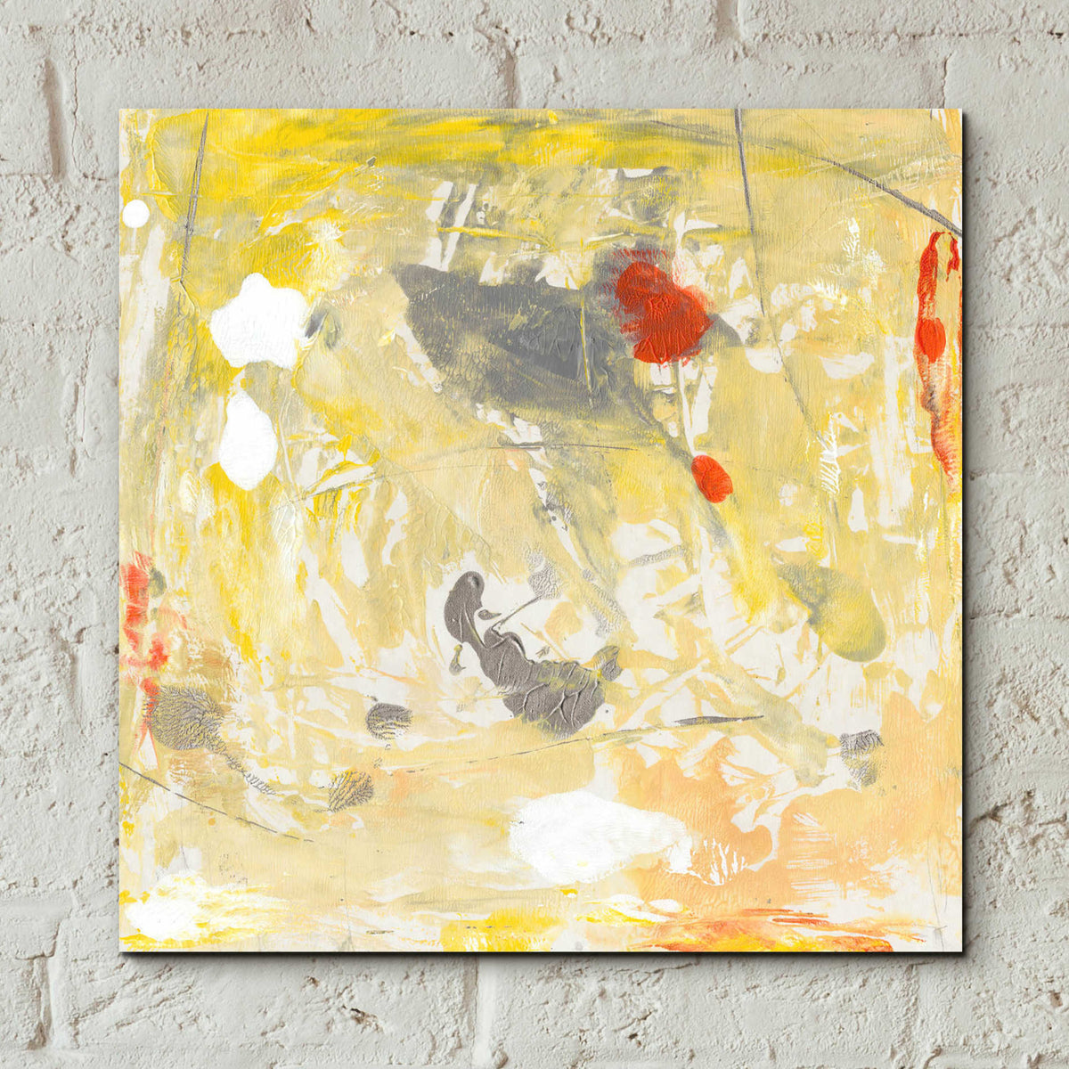 Epic Art 'Lemon Jostle I' by Tim O'Toole, Acrylic Glass Wall Art,12x12