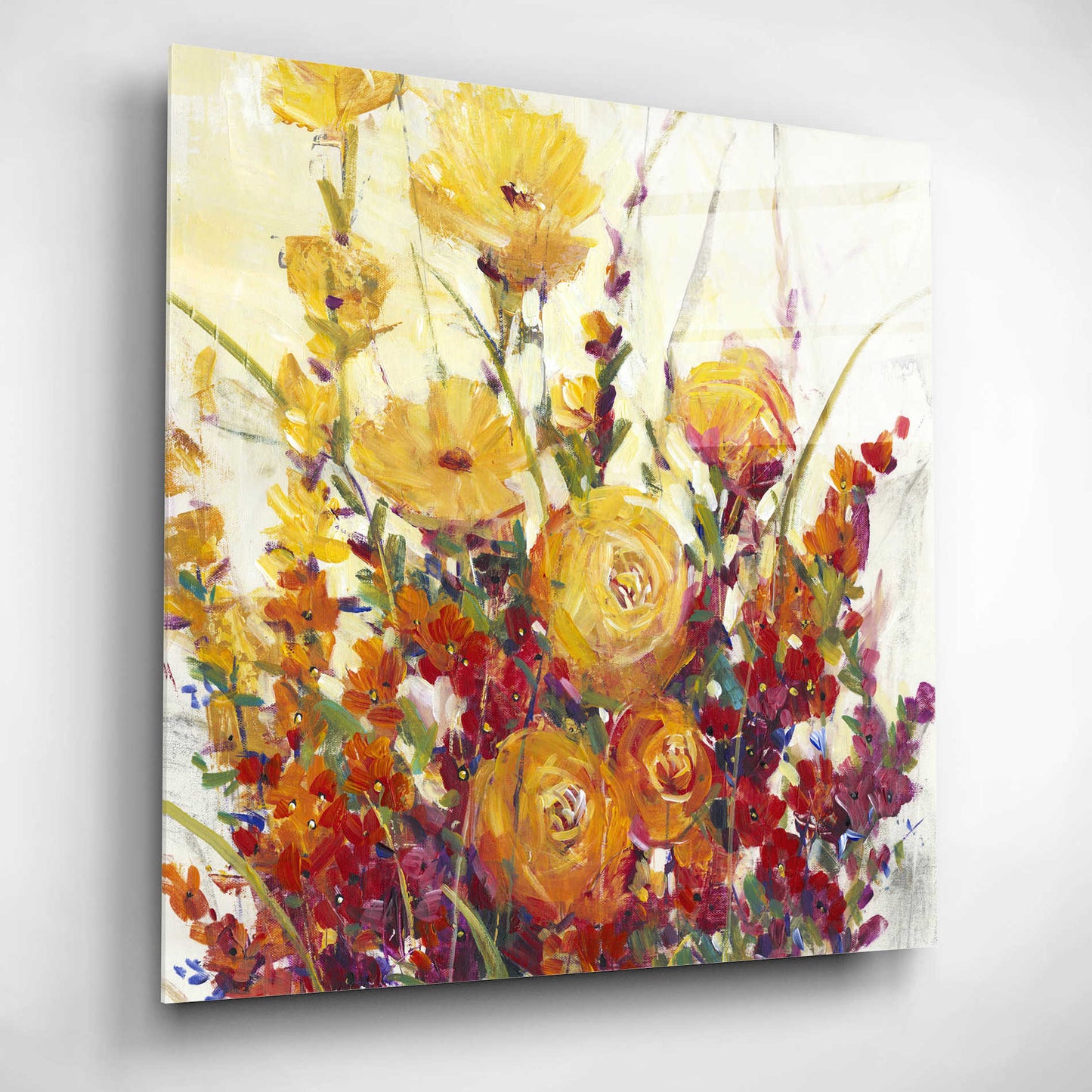 Epic Art 'Mixed Bouquet I' by Tim O'Toole, Acrylic Glass Wall Art,12x12