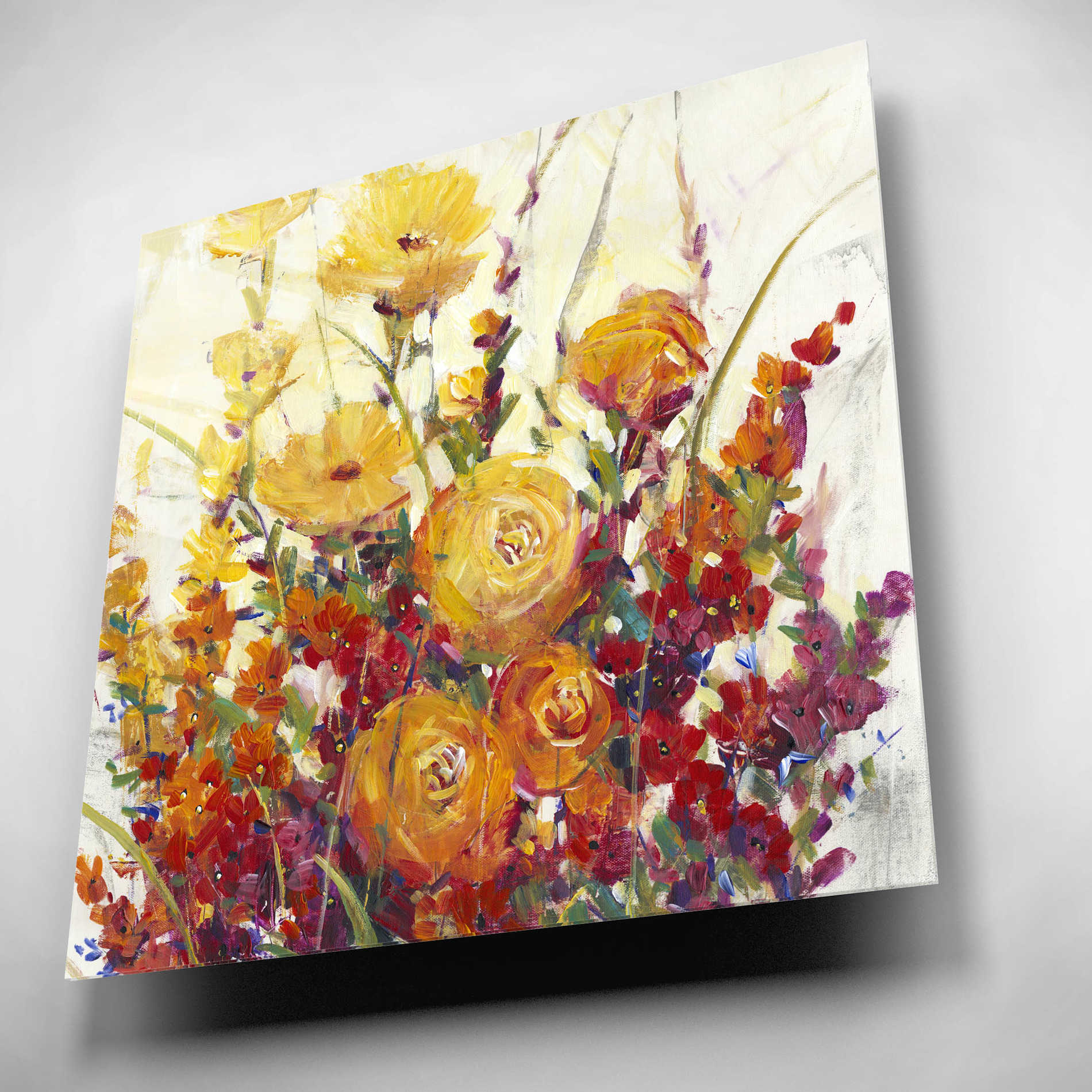 Epic Art 'Mixed Bouquet I' by Tim O'Toole, Acrylic Glass Wall Art,12x12