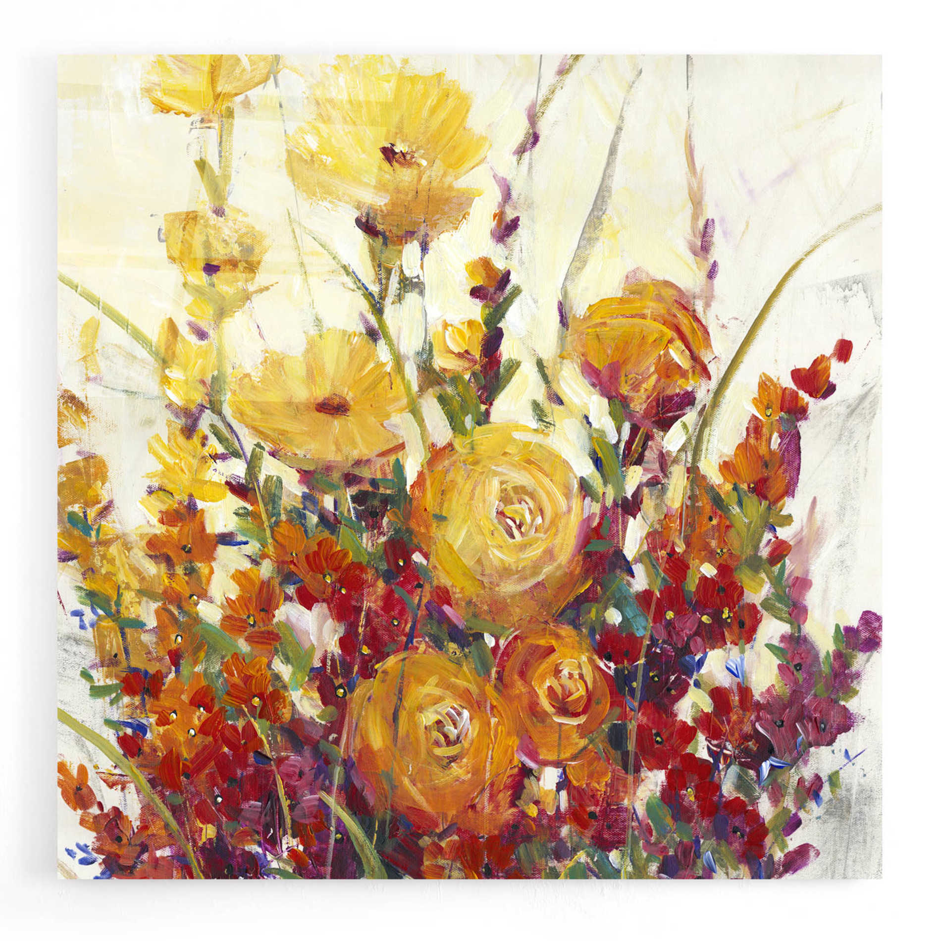 Epic Art 'Mixed Bouquet I' by Tim O'Toole, Acrylic Glass Wall Art,24x24