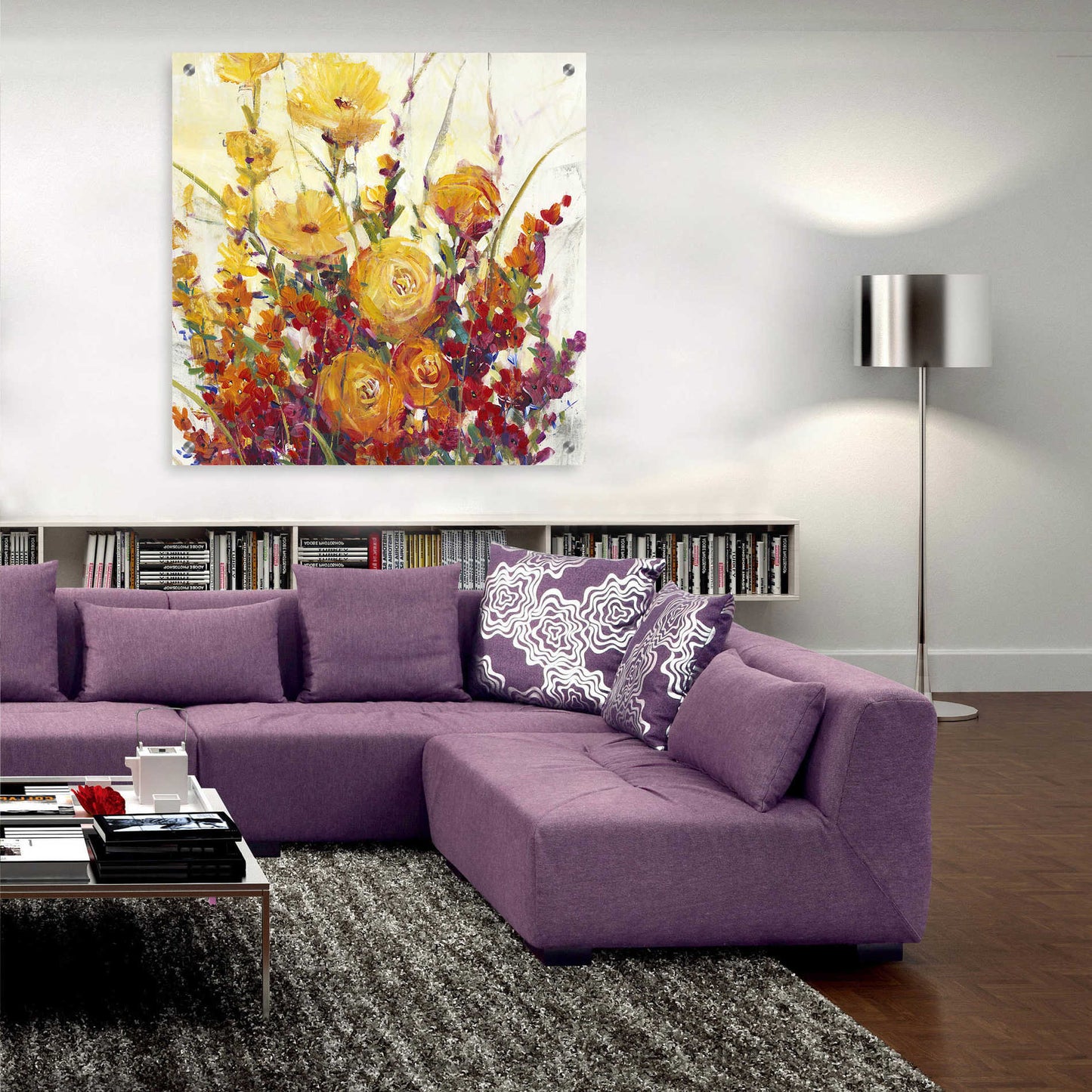 Epic Art 'Mixed Bouquet I' by Tim O'Toole, Acrylic Glass Wall Art,36x36