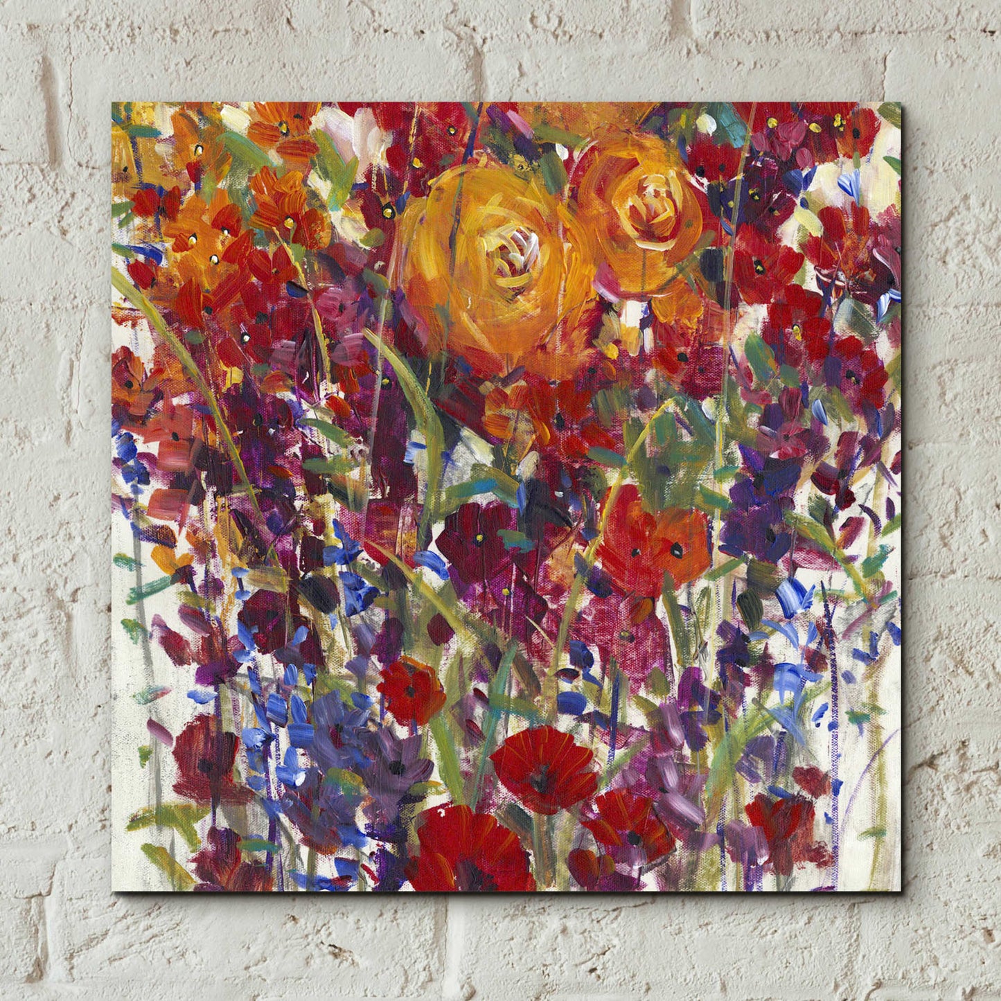 Epic Art 'Mixed Bouquet III' by Tim O'Toole, Acrylic Glass Wall Art,12x12