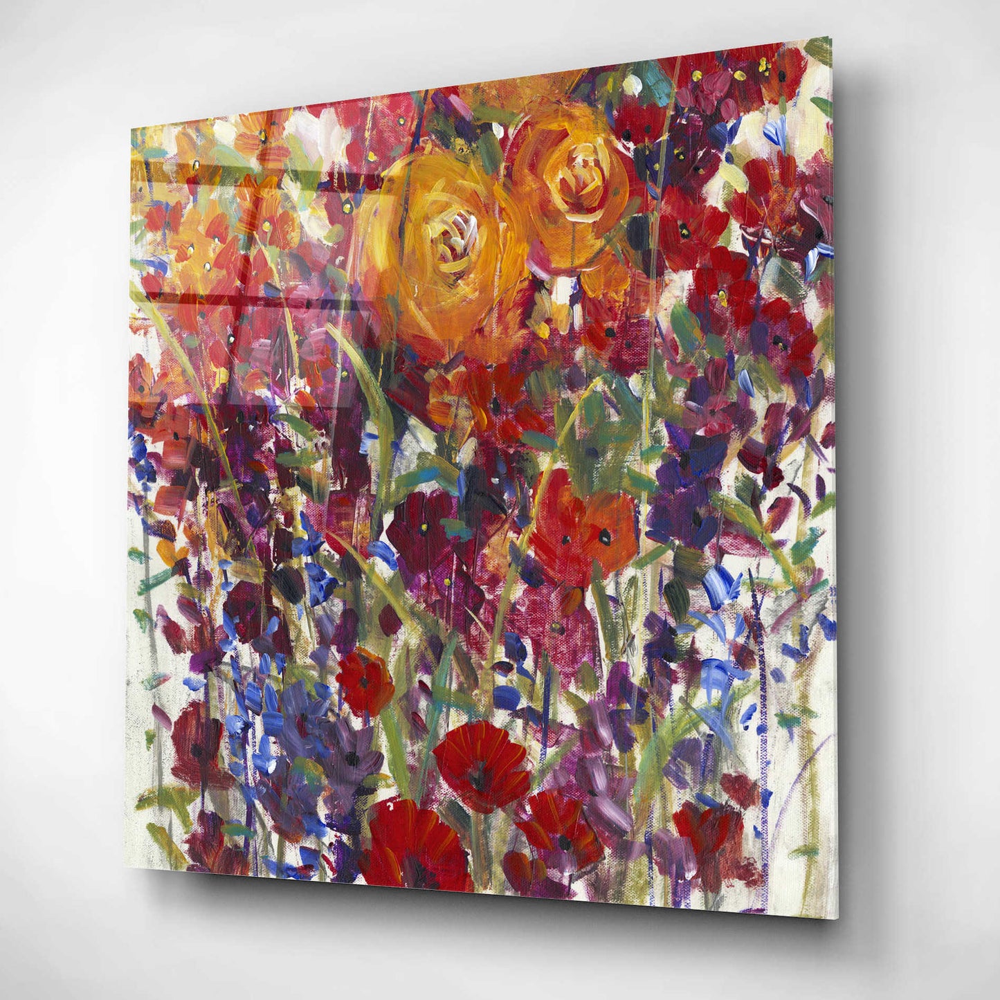 Epic Art 'Mixed Bouquet III' by Tim O'Toole, Acrylic Glass Wall Art,12x12