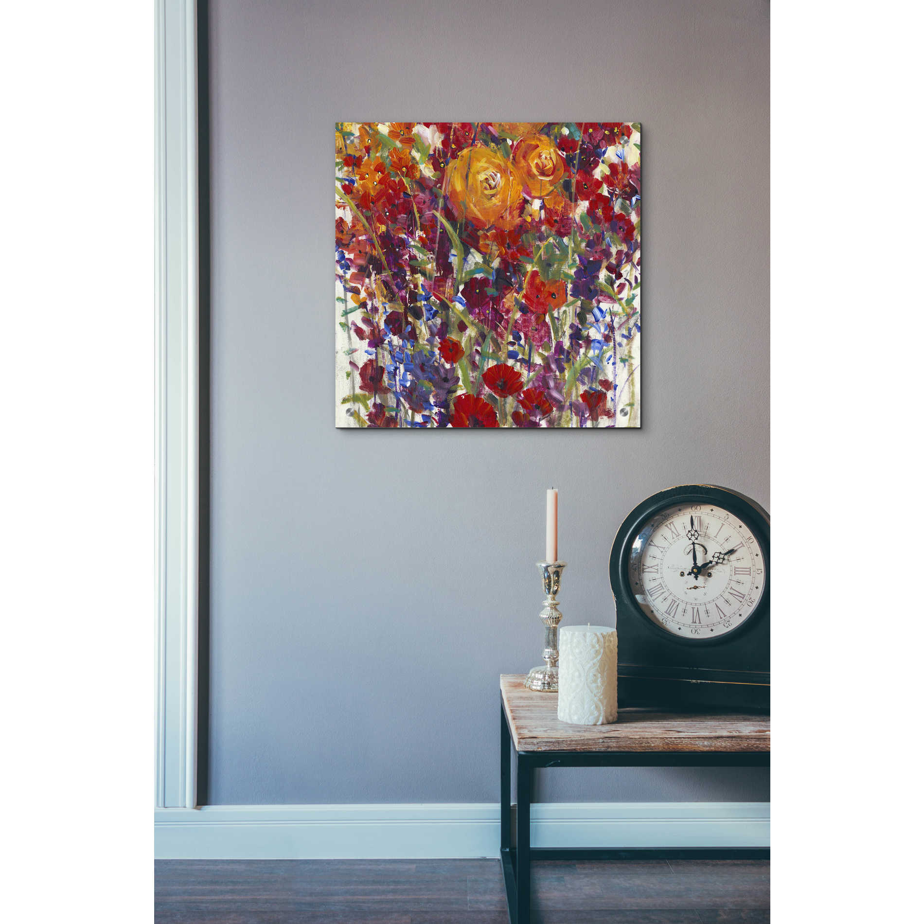 Epic Art 'Mixed Bouquet III' by Tim O'Toole, Acrylic Glass Wall Art,24x24