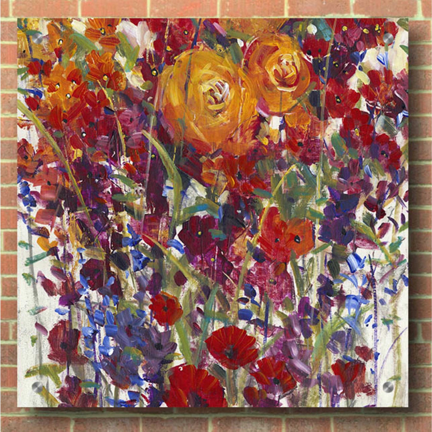 Epic Art 'Mixed Bouquet III' by Tim O'Toole, Acrylic Glass Wall Art,36x36