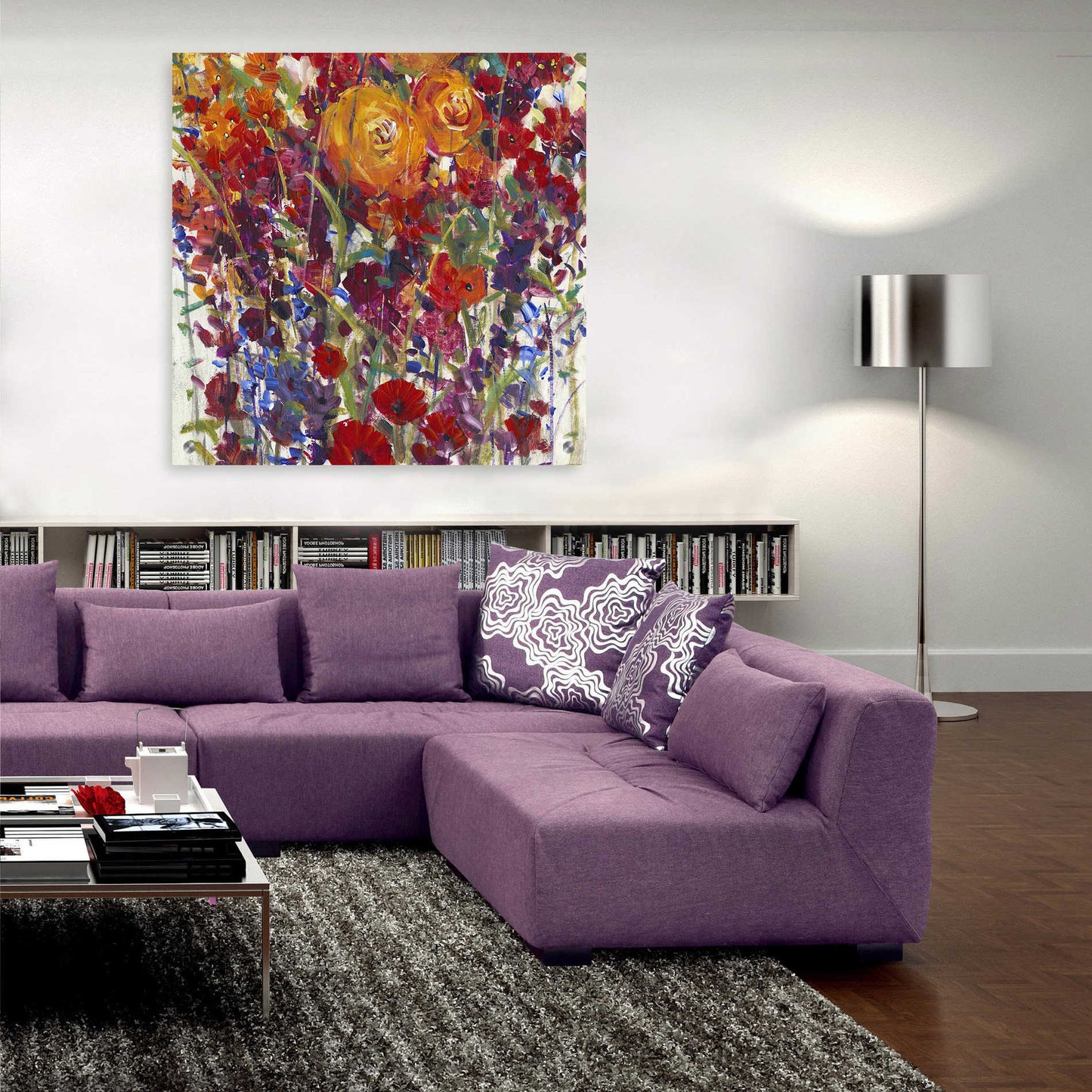 Epic Art 'Mixed Bouquet III' by Tim O'Toole, Acrylic Glass Wall Art,36x36