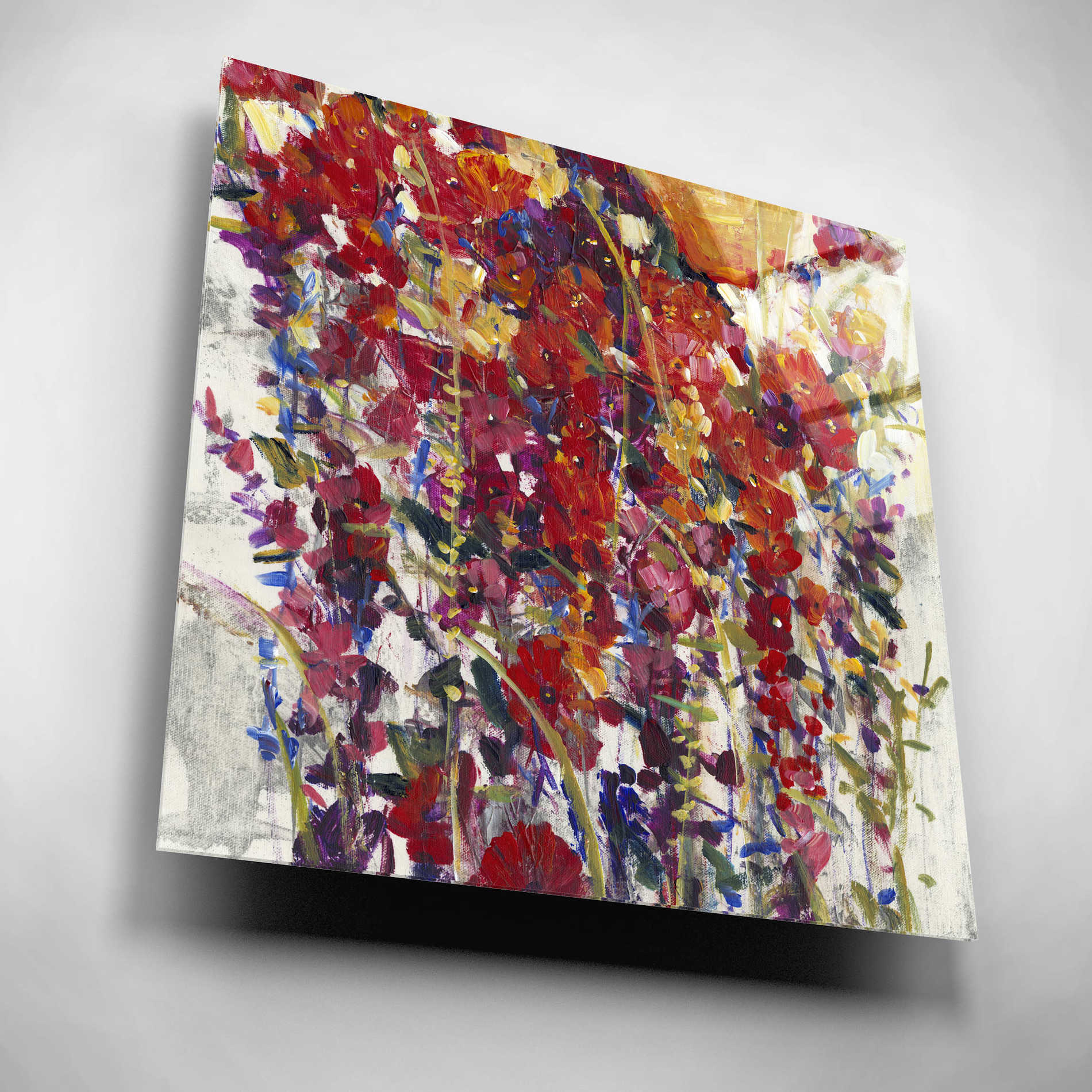 Epic Art 'Mixed Bouquet IV' by Tim O'Toole, Acrylic Glass Wall Art,12x12