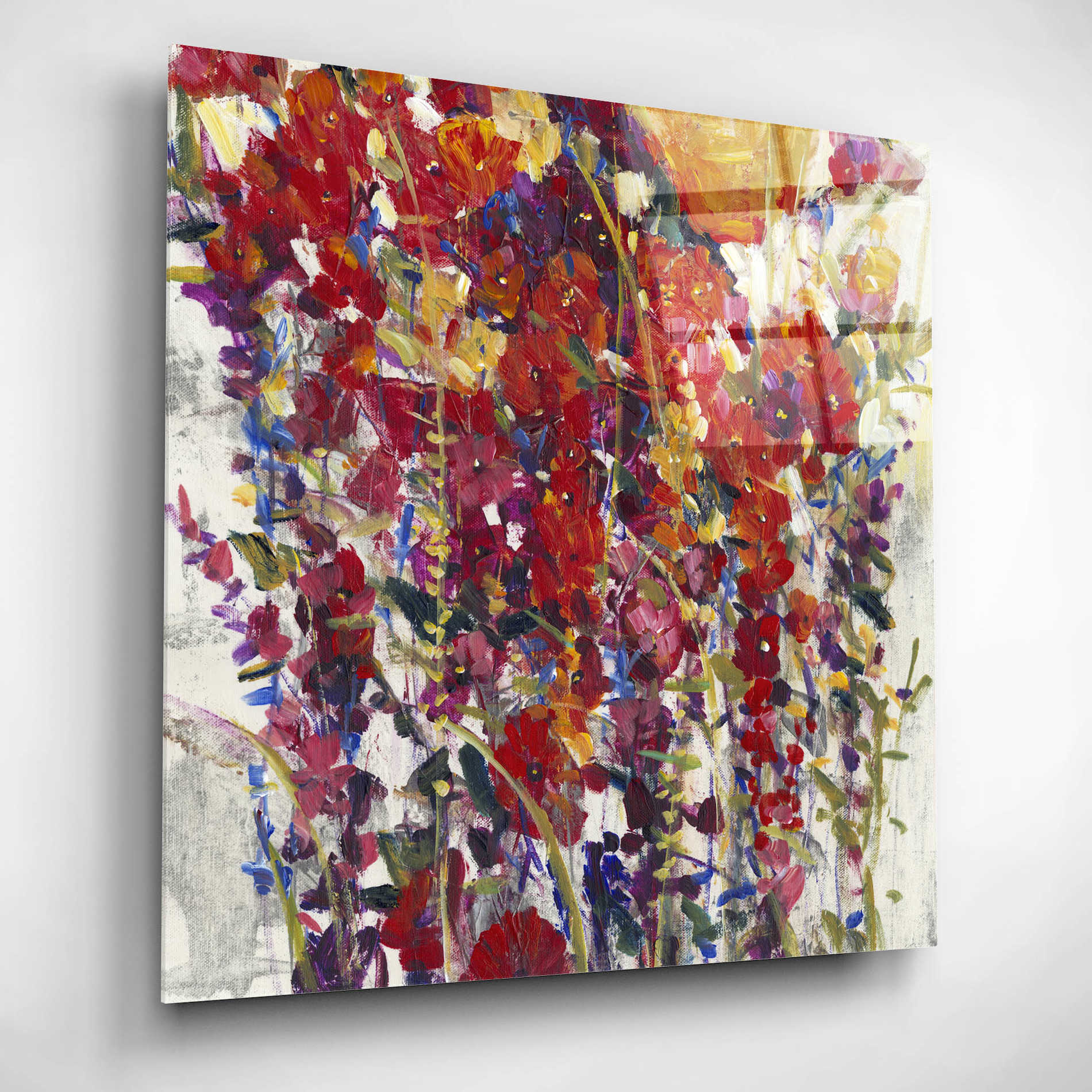 Epic Art 'Mixed Bouquet IV' by Tim O'Toole, Acrylic Glass Wall Art,12x12