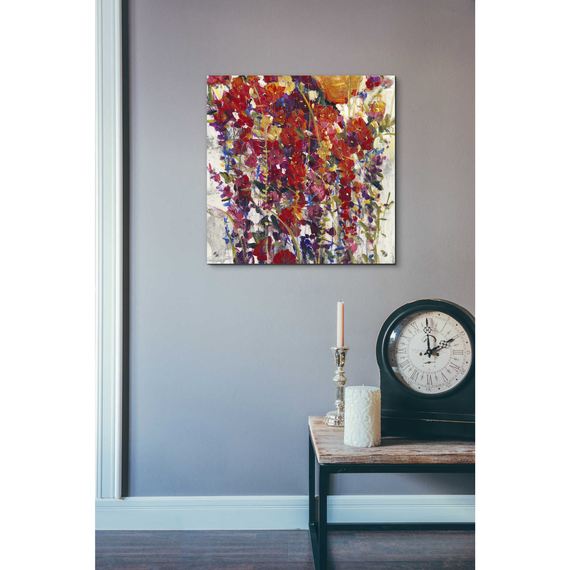 Epic Art 'Mixed Bouquet IV' by Tim O'Toole, Acrylic Glass Wall Art,24x24