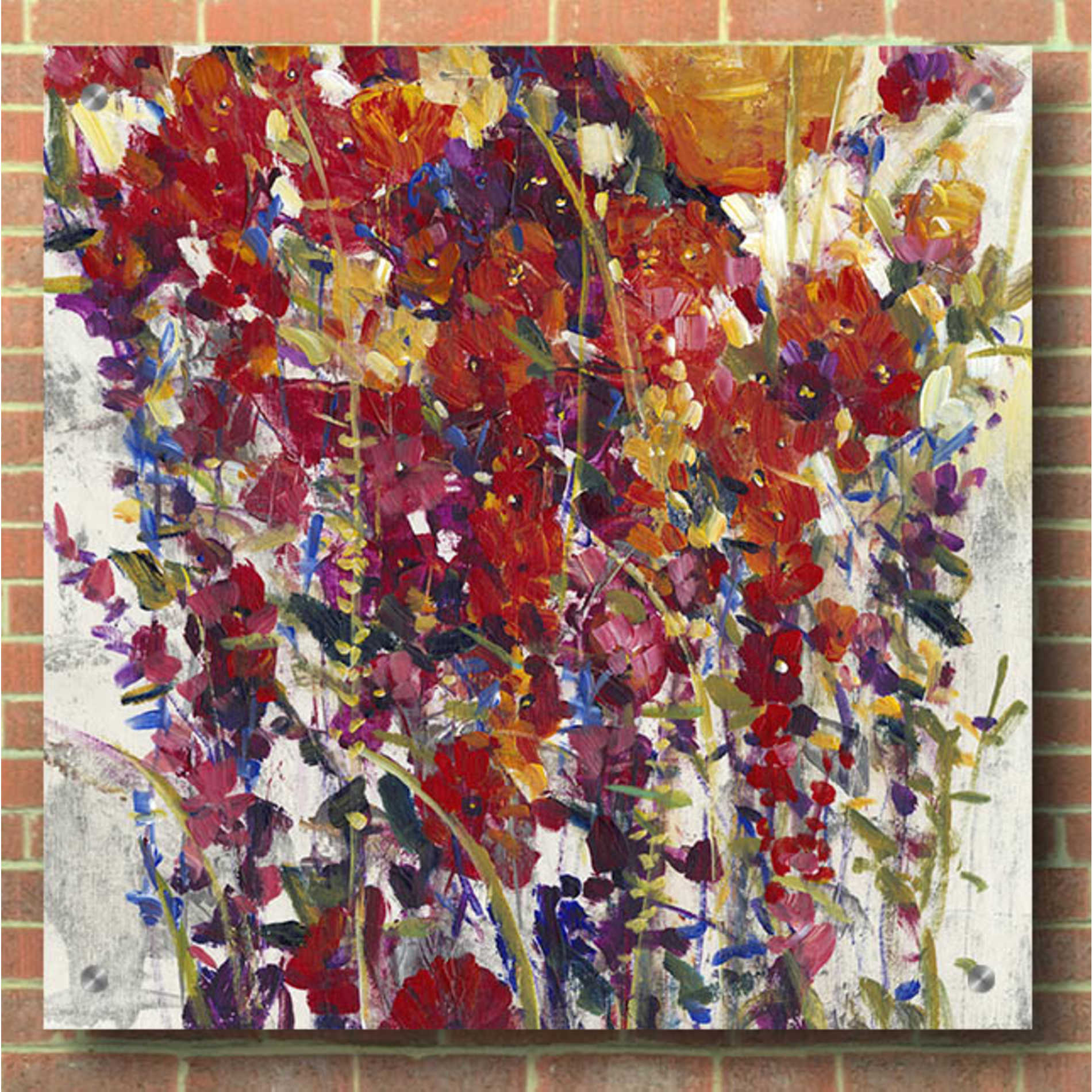 Epic Art 'Mixed Bouquet IV' by Tim O'Toole, Acrylic Glass Wall Art,36x36
