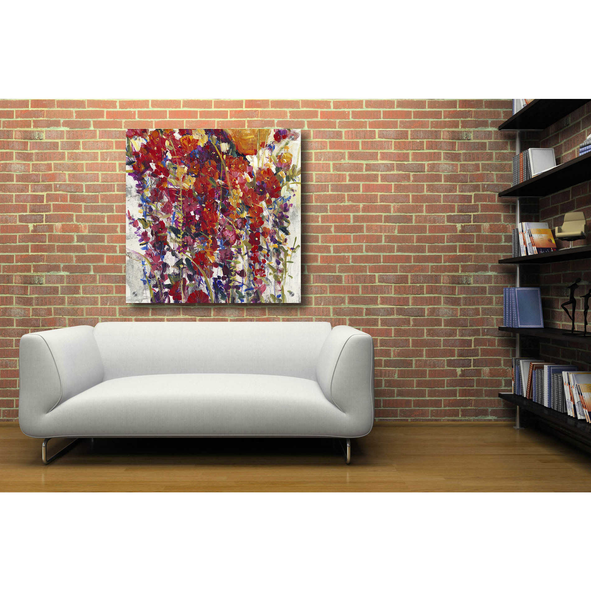 Epic Art 'Mixed Bouquet IV' by Tim O'Toole, Acrylic Glass Wall Art,36x36