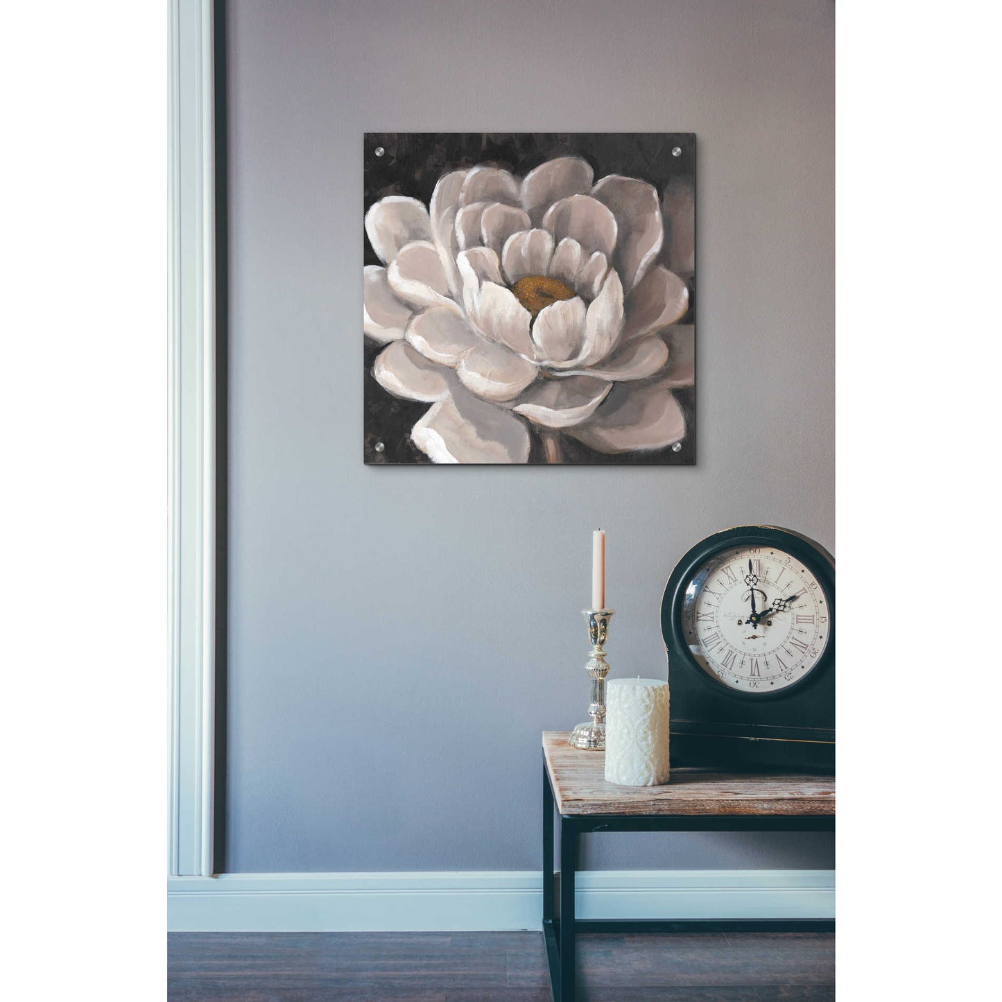Epic Art 'Neutral Fleur I' by Tim O'Toole, Acrylic Glass Wall Art,24x24