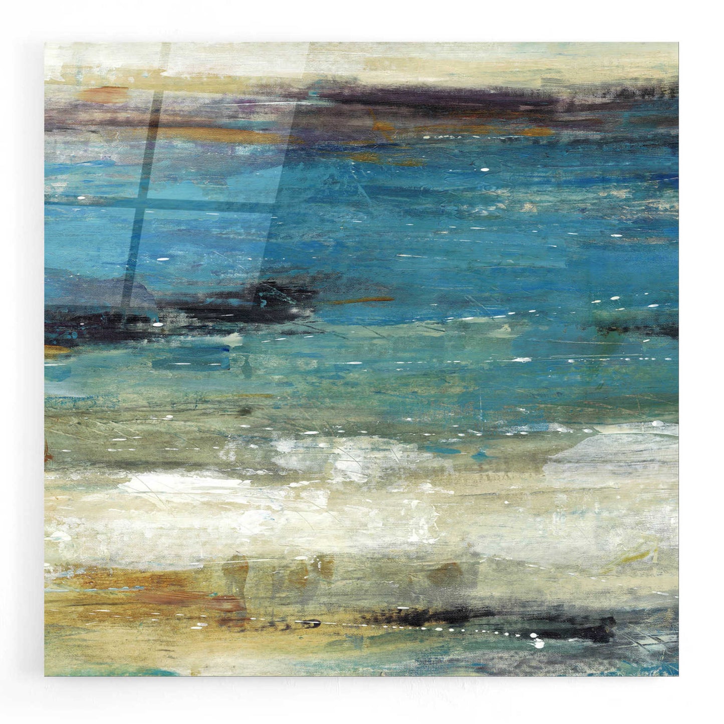 Epic Art 'Sea Breeze Abstract I' by Tim O'Toole, Acrylic Glass Wall Art,24x24