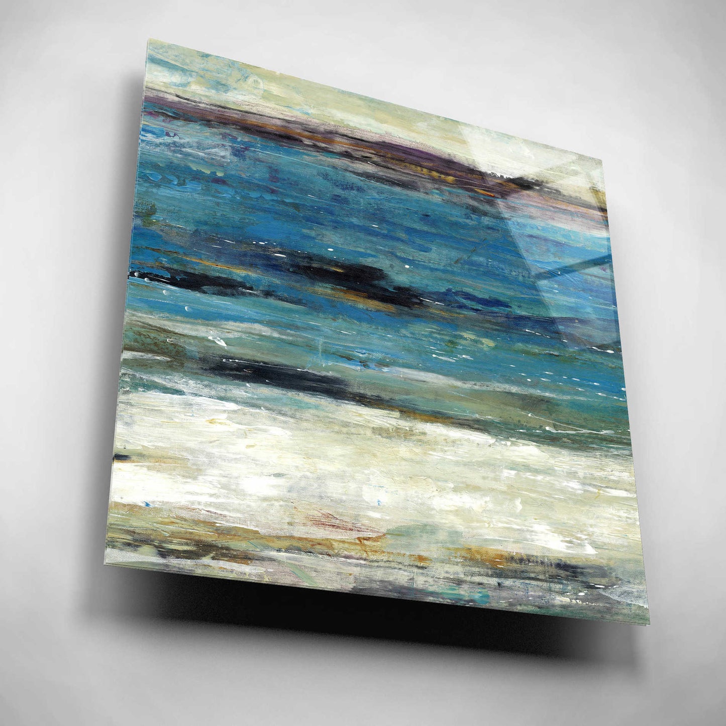 Epic Art 'Sea Breeze Abstract II' by Tim O'Toole, Acrylic Glass Wall Art,12x12