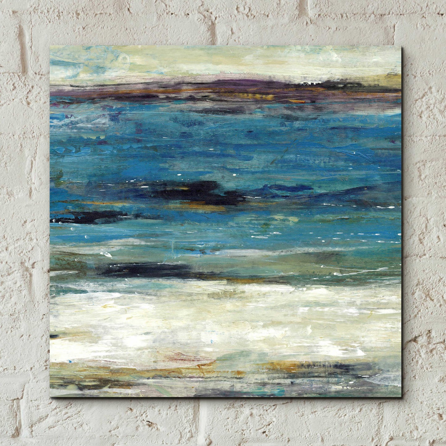 Epic Art 'Sea Breeze Abstract II' by Tim O'Toole, Acrylic Glass Wall Art,12x12