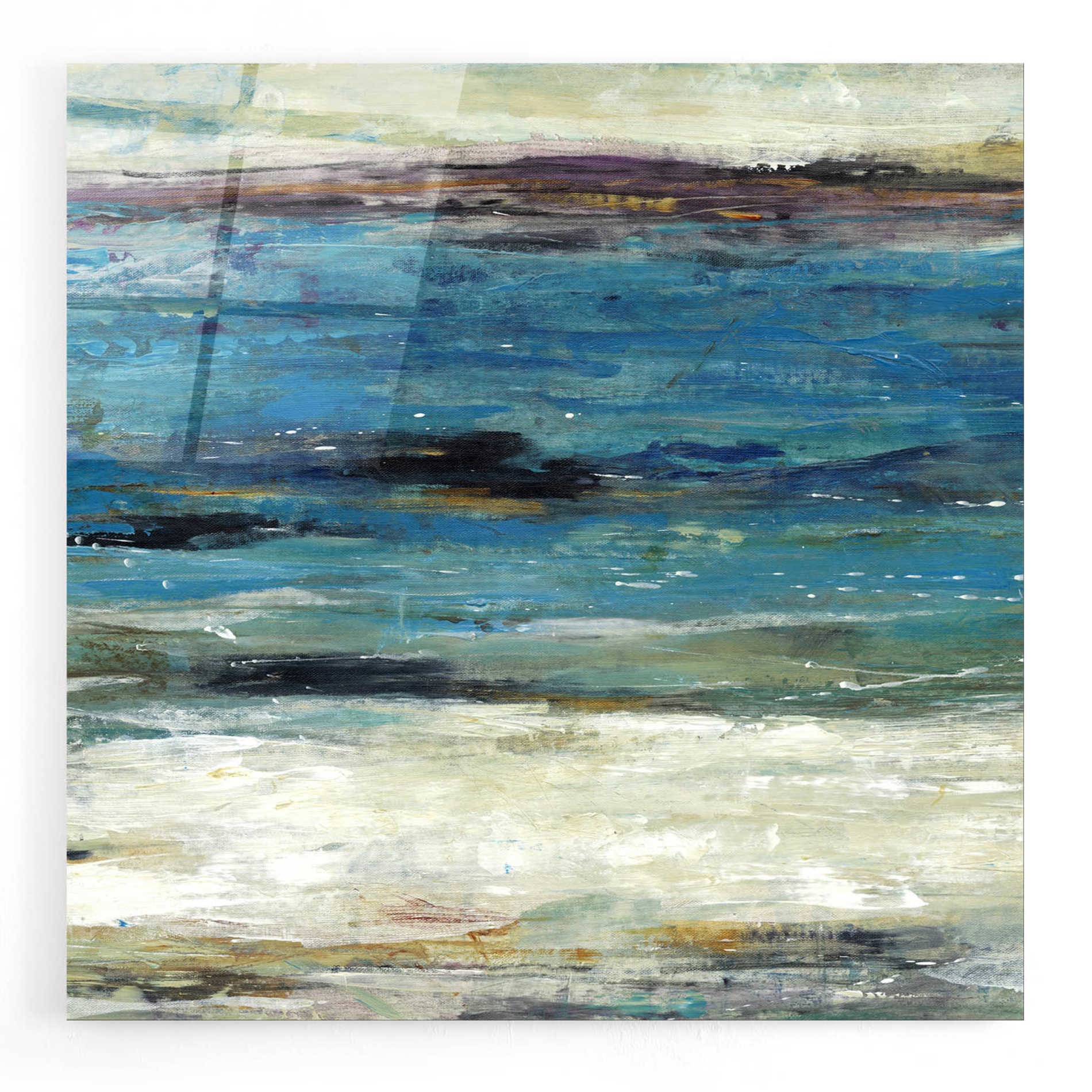 Epic Art 'Sea Breeze Abstract II' by Tim O'Toole, Acrylic Glass Wall Art,24x24