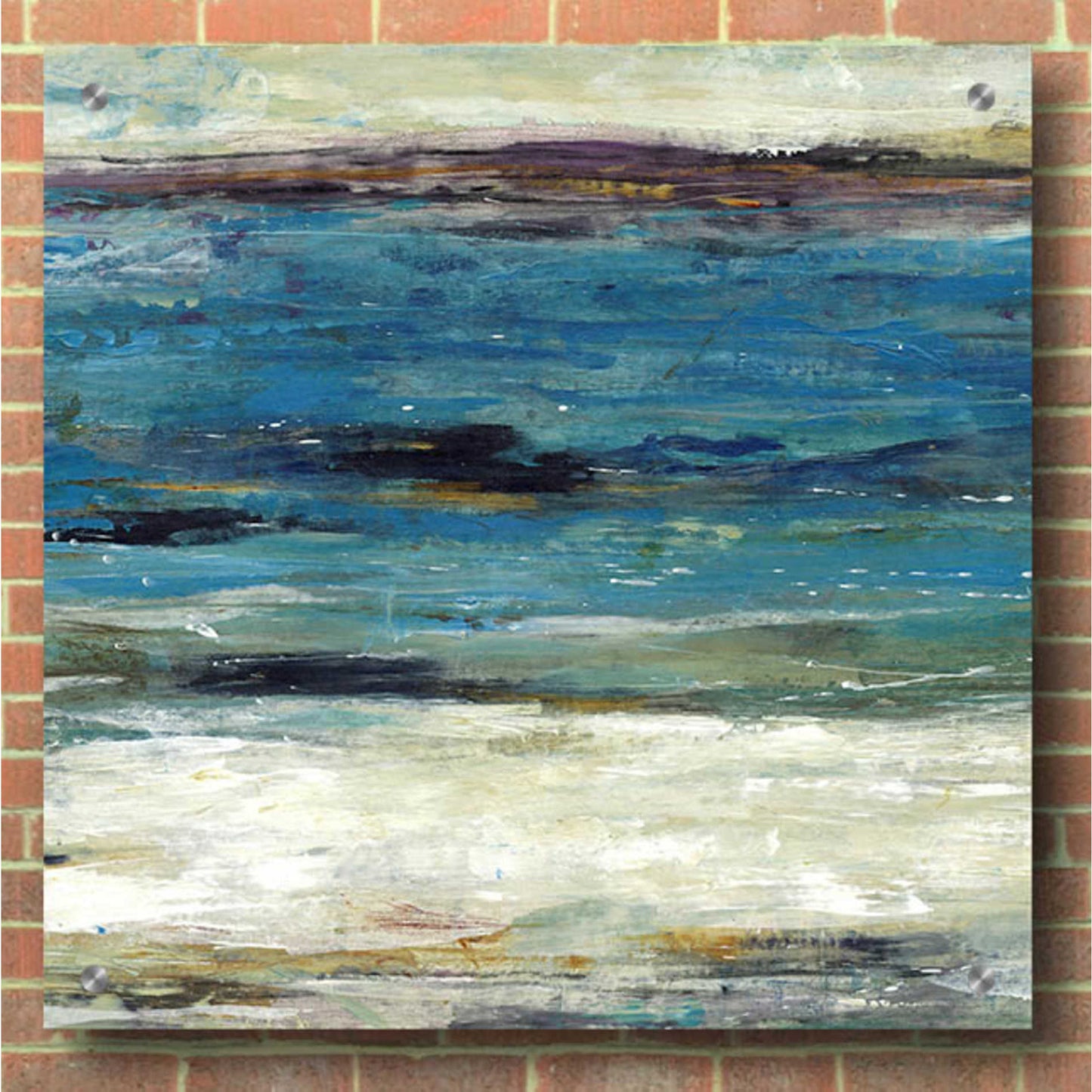 Epic Art 'Sea Breeze Abstract II' by Tim O'Toole, Acrylic Glass Wall Art,36x36
