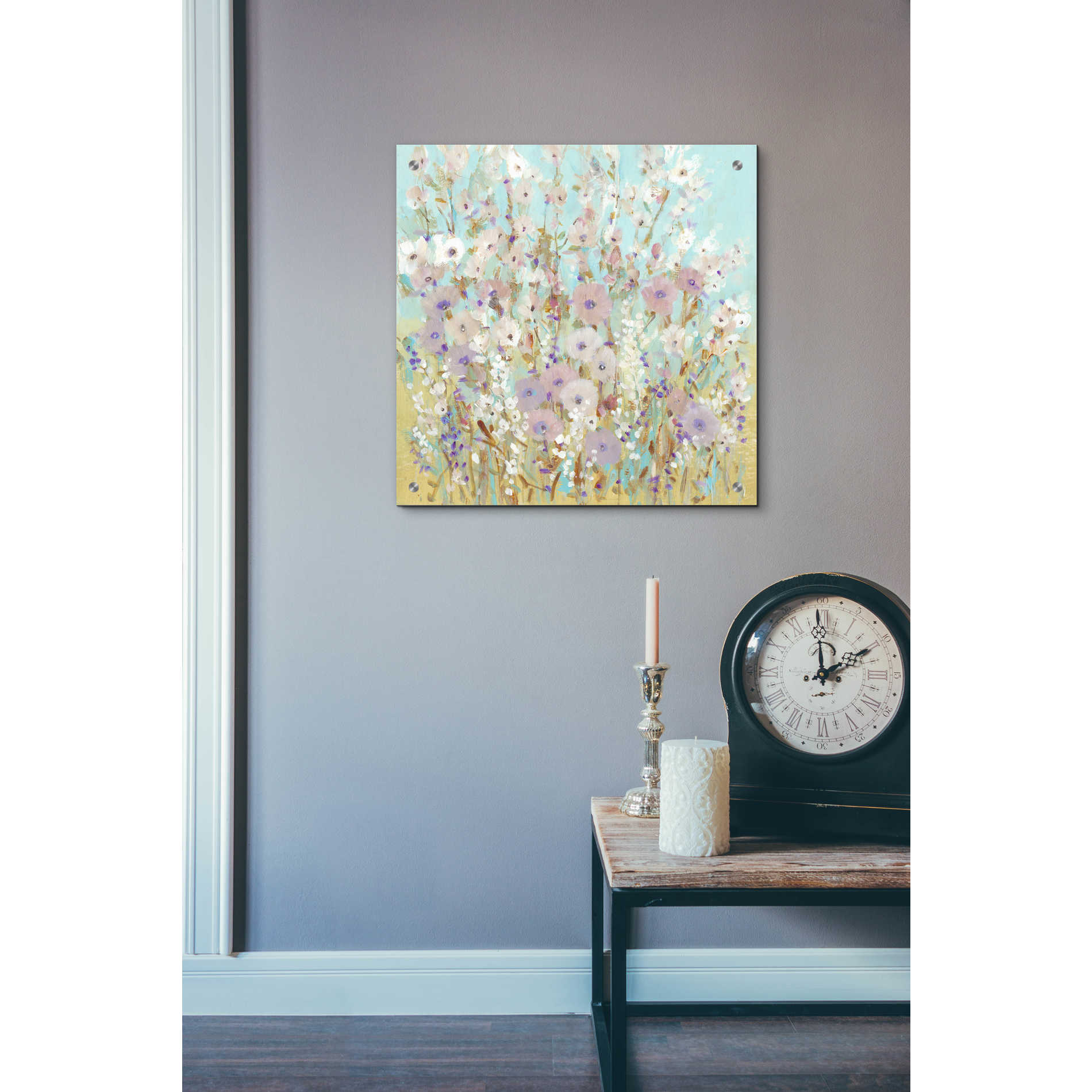 Epic Art 'Mixed Flowers I' by Tim O'Toole, Acrylic Glass Wall Art,24x24