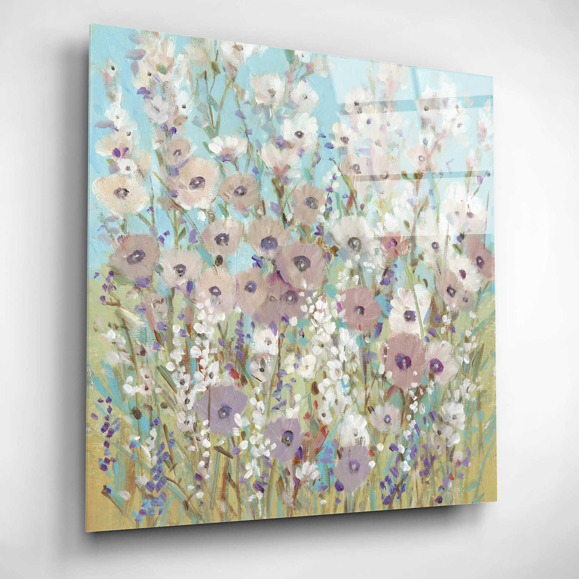 Epic Art 'Mixed Flowers II' by Tim O'Toole, Acrylic Glass Wall Art,12x12