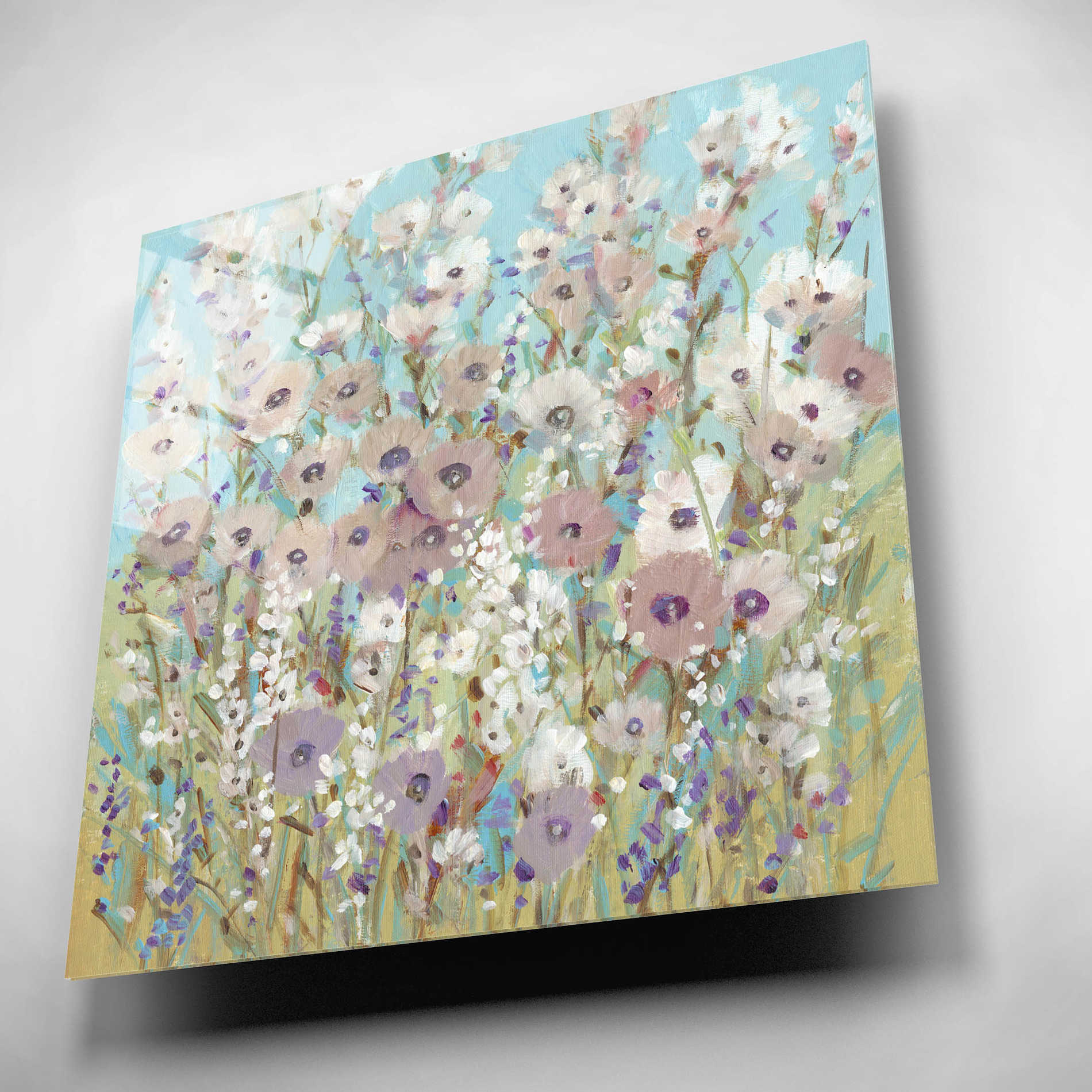 Epic Art 'Mixed Flowers II' by Tim O'Toole, Acrylic Glass Wall Art,12x12