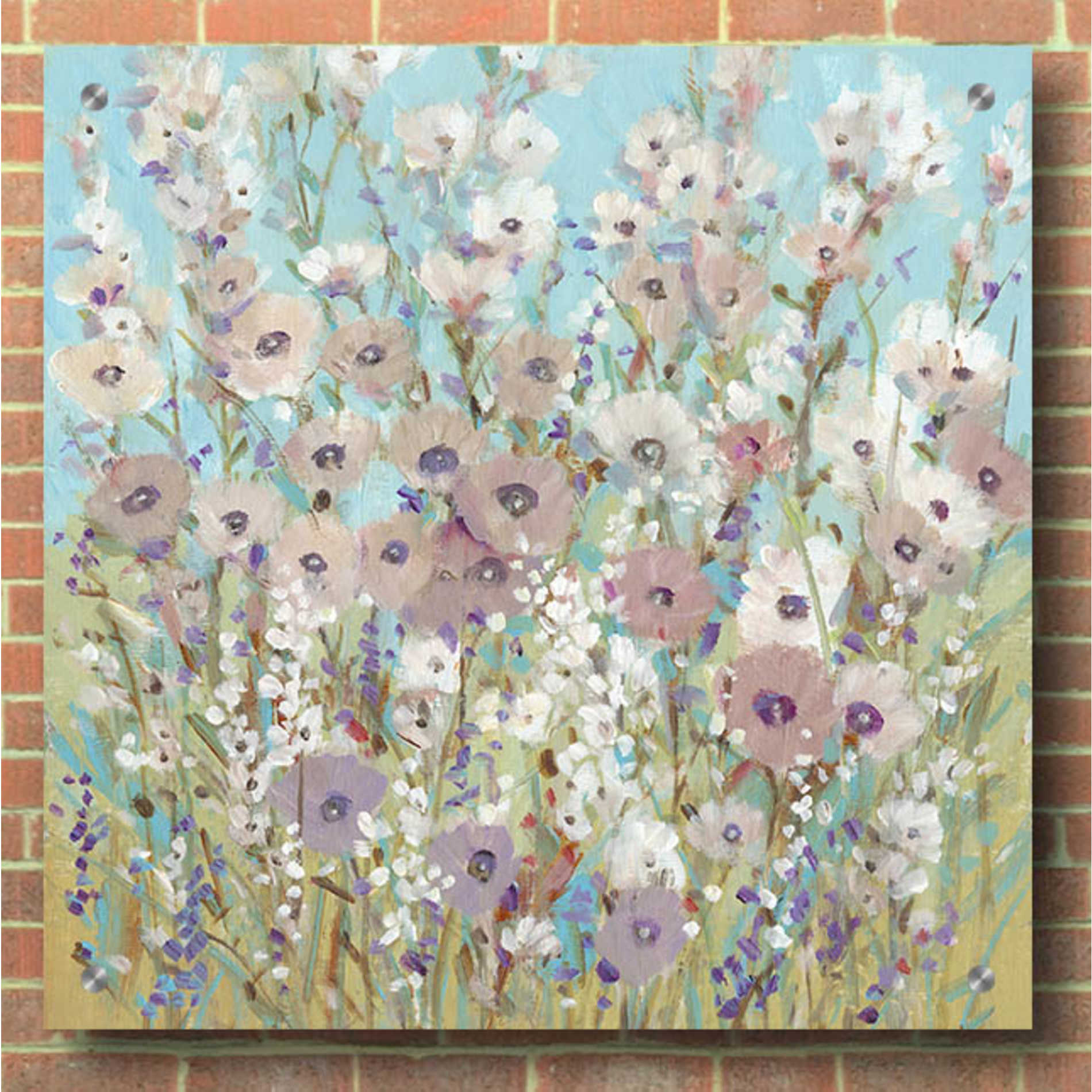Epic Art 'Mixed Flowers II' by Tim O'Toole, Acrylic Glass Wall Art,36x36