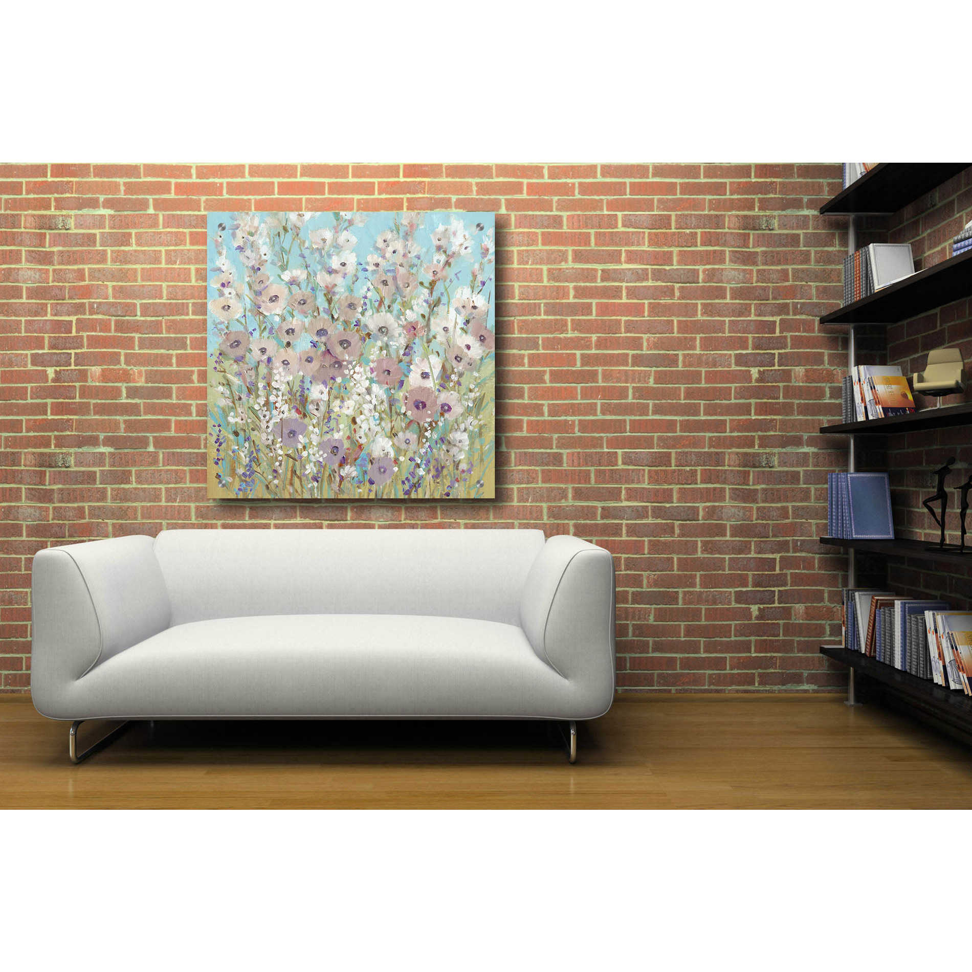 Epic Art 'Mixed Flowers II' by Tim O'Toole, Acrylic Glass Wall Art,36x36