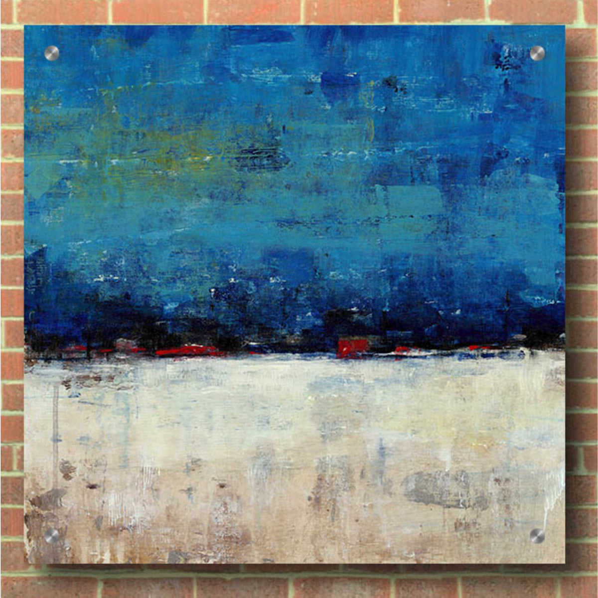 Epic Art 'A Touch of Red I' by Tim O'Toole, Acrylic Glass Wall Art,36x36