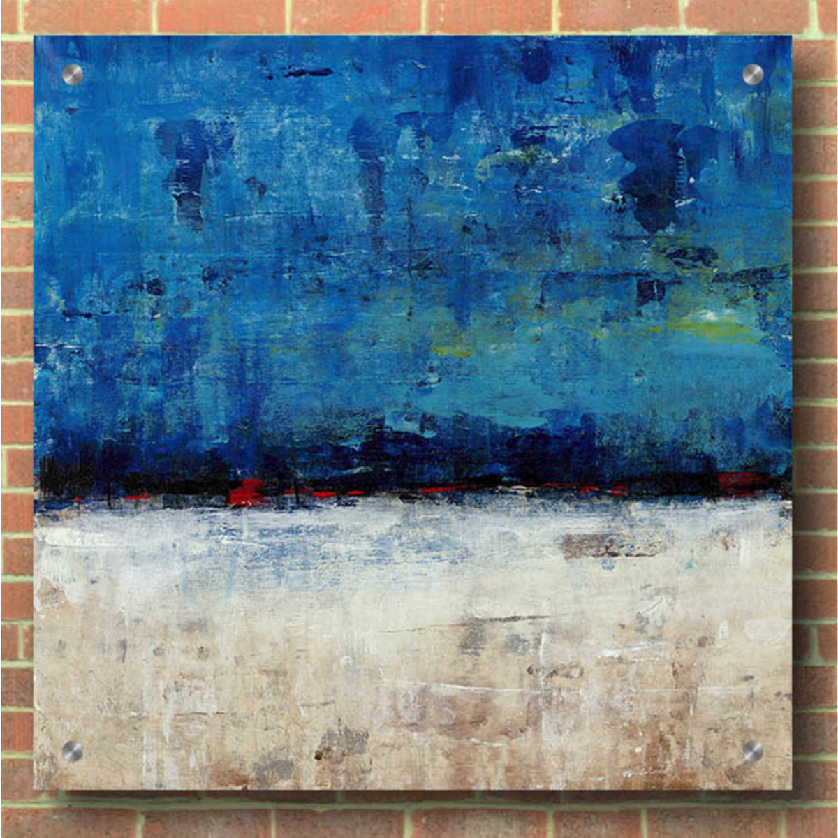 Epic Art 'A Touch of Red II' by Tim O'Toole, Acrylic Glass Wall Art,36x36