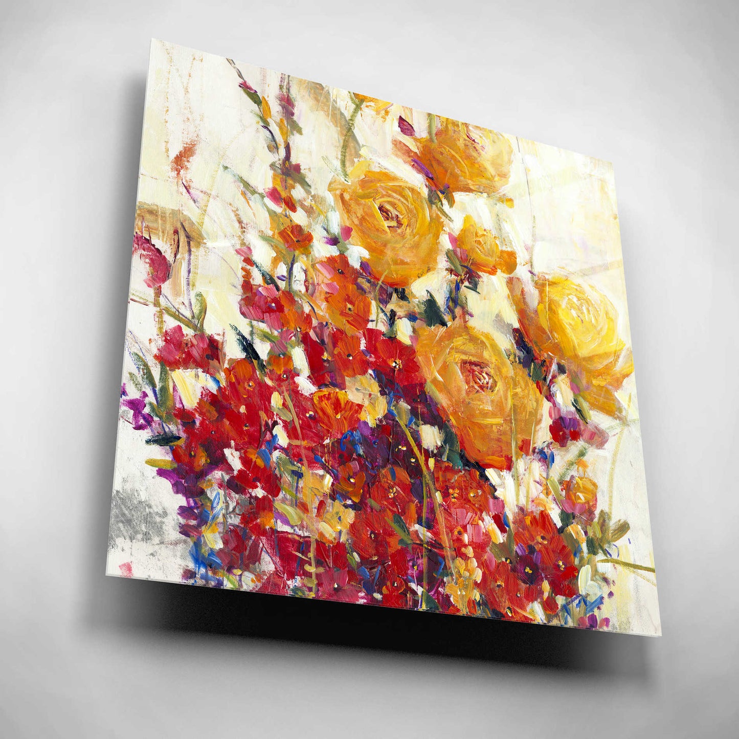 Epic Art 'Mixed Bouquet II' by Tim O'Toole, Acrylic Glass Wall Art,12x12