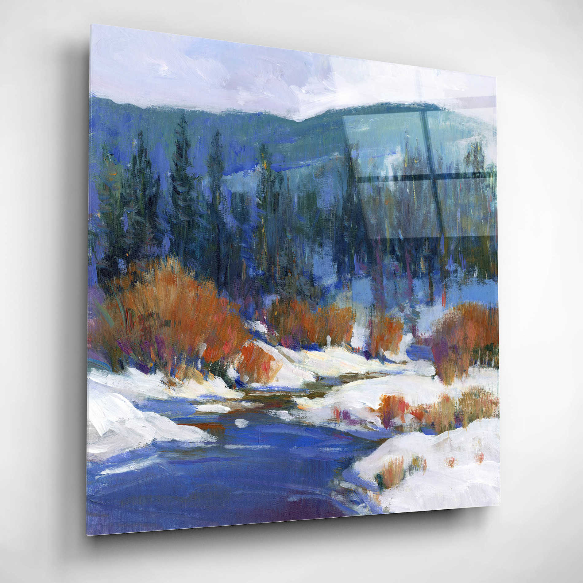 Epic Art 'Mountain Creek I' by Tim O'Toole, Acrylic Glass Wall Art,12x12