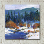Epic Art 'Mountain Creek I' by Tim O'Toole, Acrylic Glass Wall Art,12x12