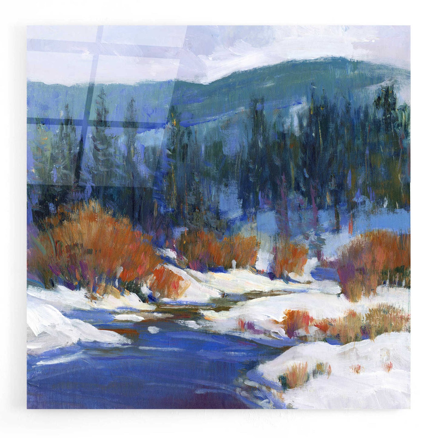 Epic Art 'Mountain Creek I' by Tim O'Toole, Acrylic Glass Wall Art,24x24