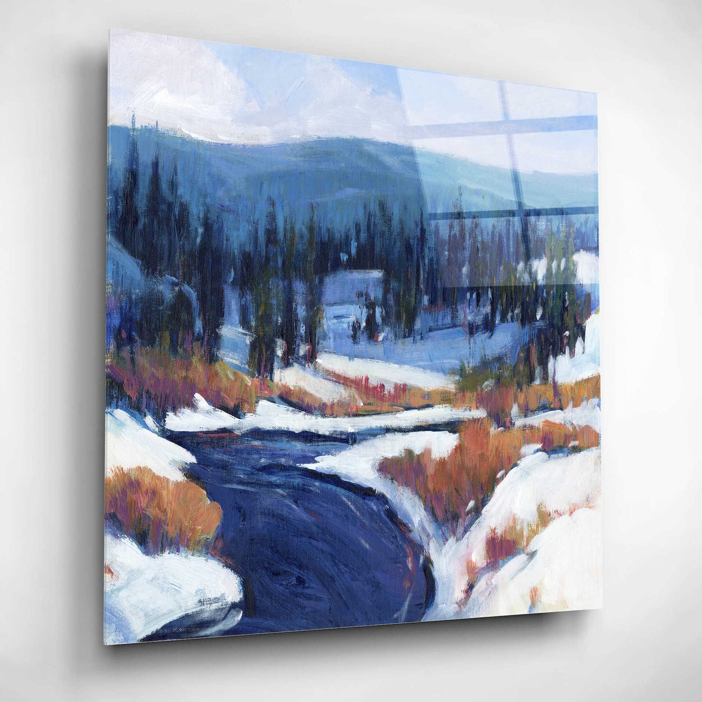 Epic Art 'Mountain Creek II' by Tim O'Toole, Acrylic Glass Wall Art,12x12