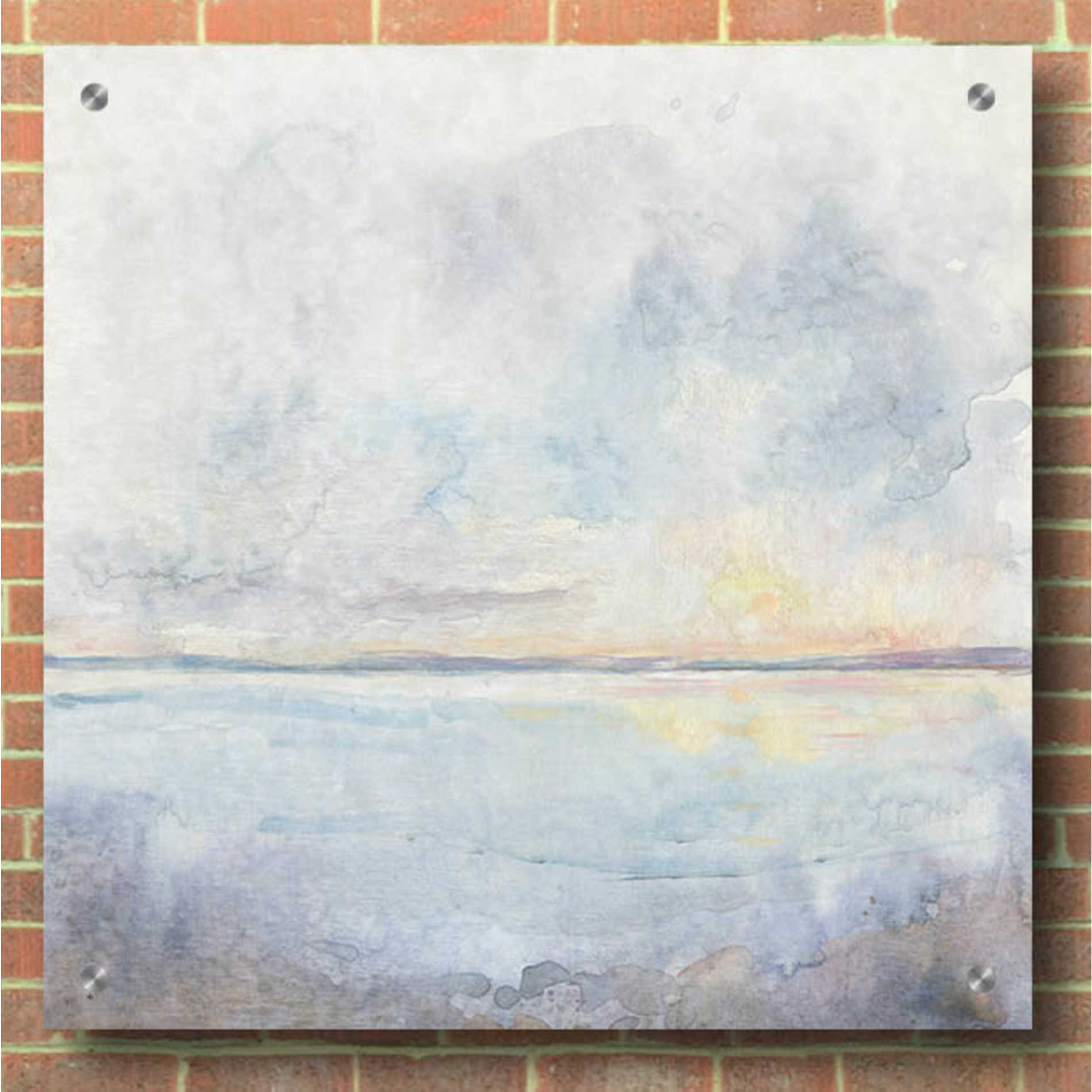 Epic Art 'Sea Mist I' by Tim O'Toole, Acrylic Glass Wall Art,36x36