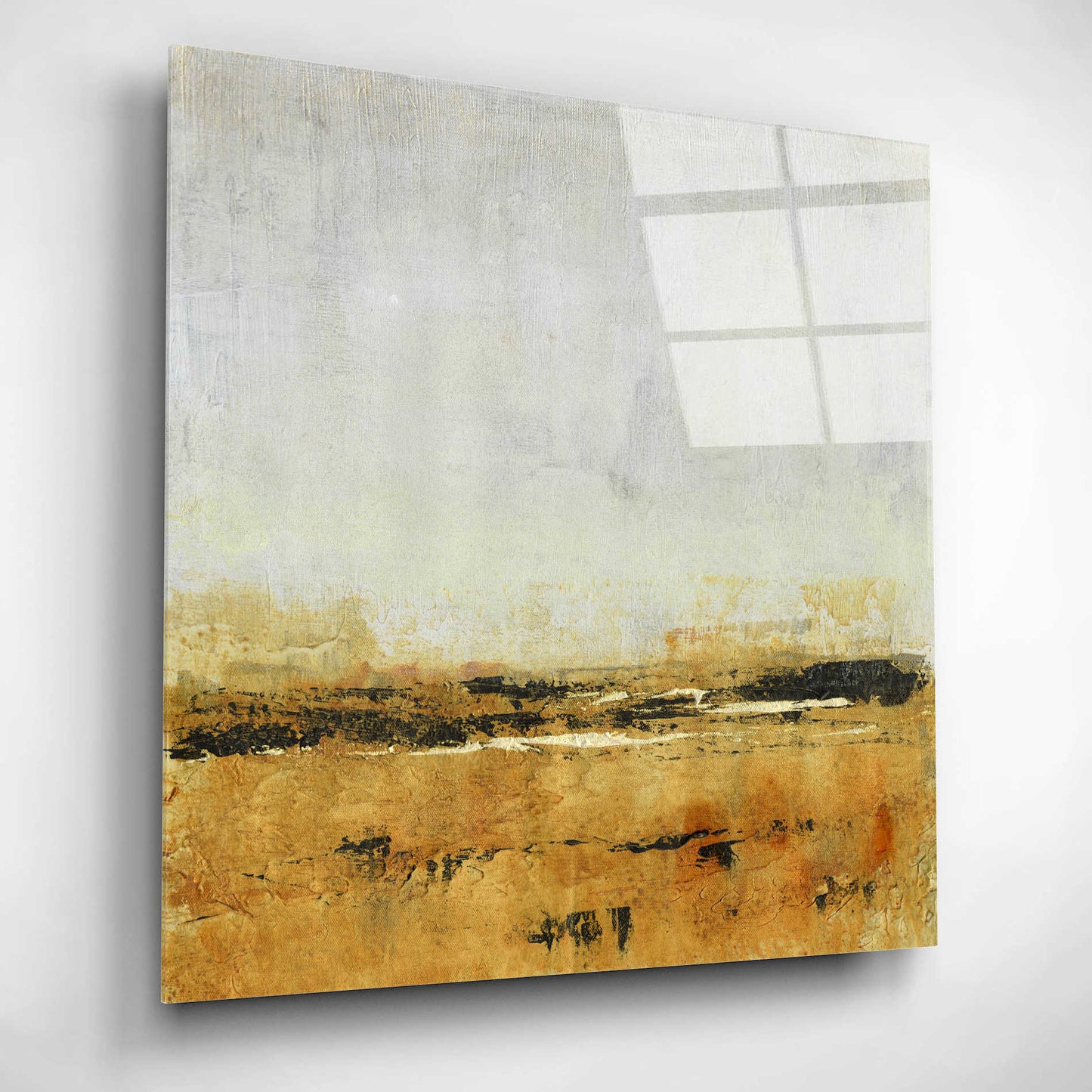 Epic Art 'Gold Horizon I' by Tim O'Toole, Acrylic Glass Wall Art,12x12