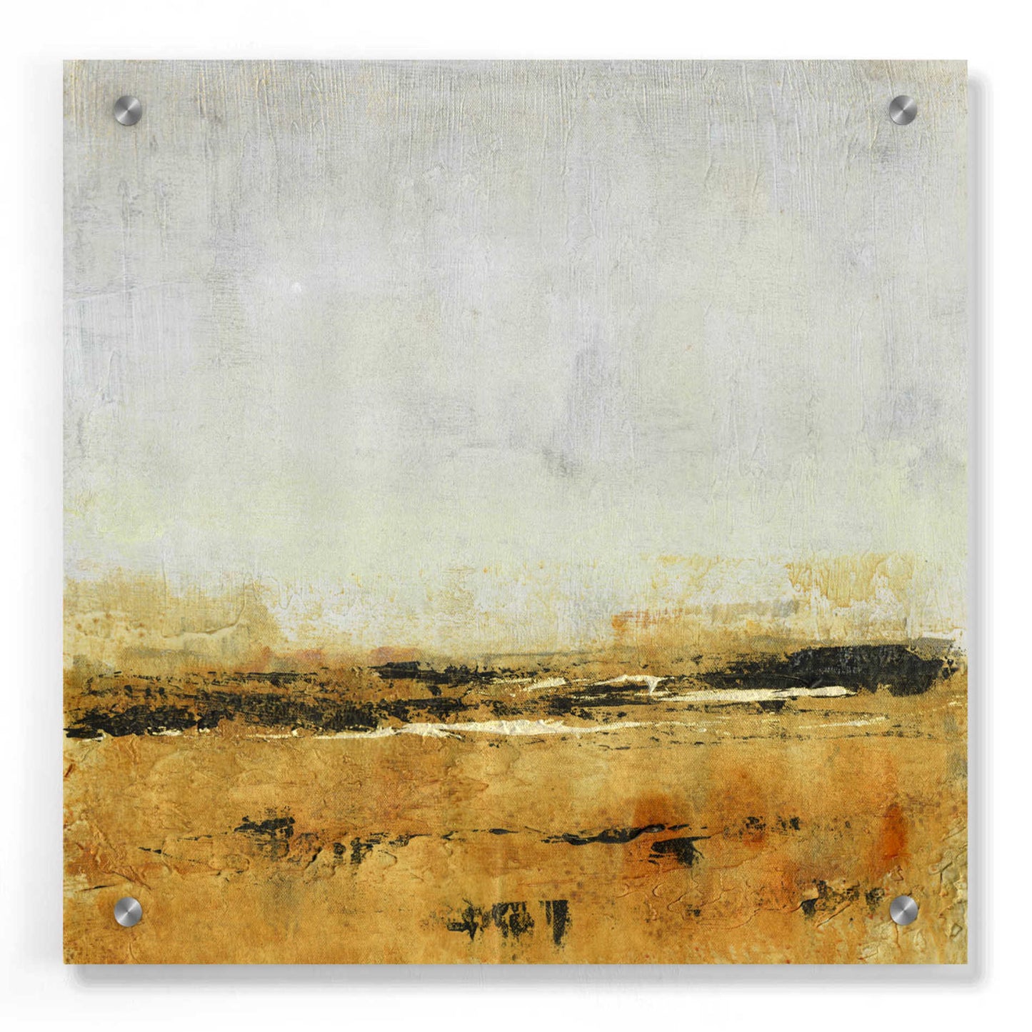 Epic Art 'Gold Horizon I' by Tim O'Toole, Acrylic Glass Wall Art,36x36