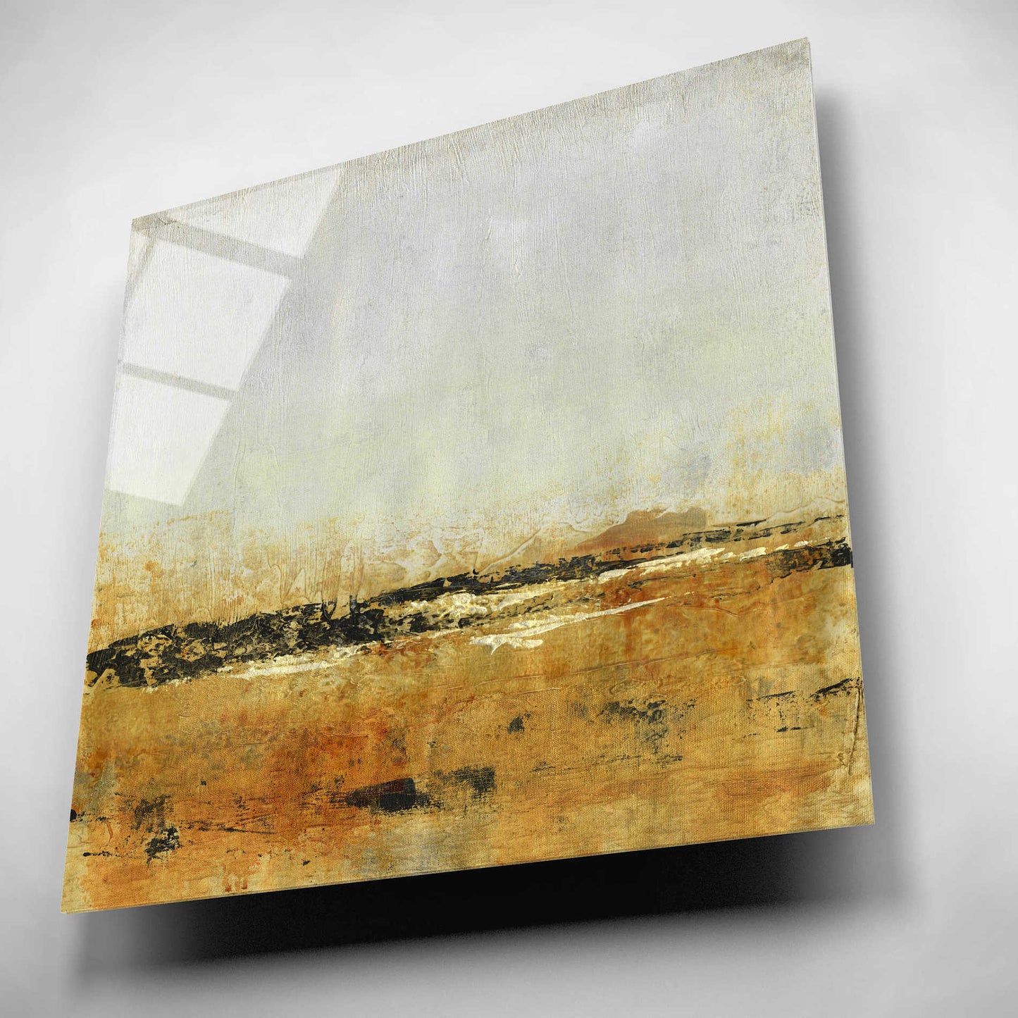 Epic Art 'Gold Horizon II' by Tim O'Toole, Acrylic Glass Wall Art,12x12