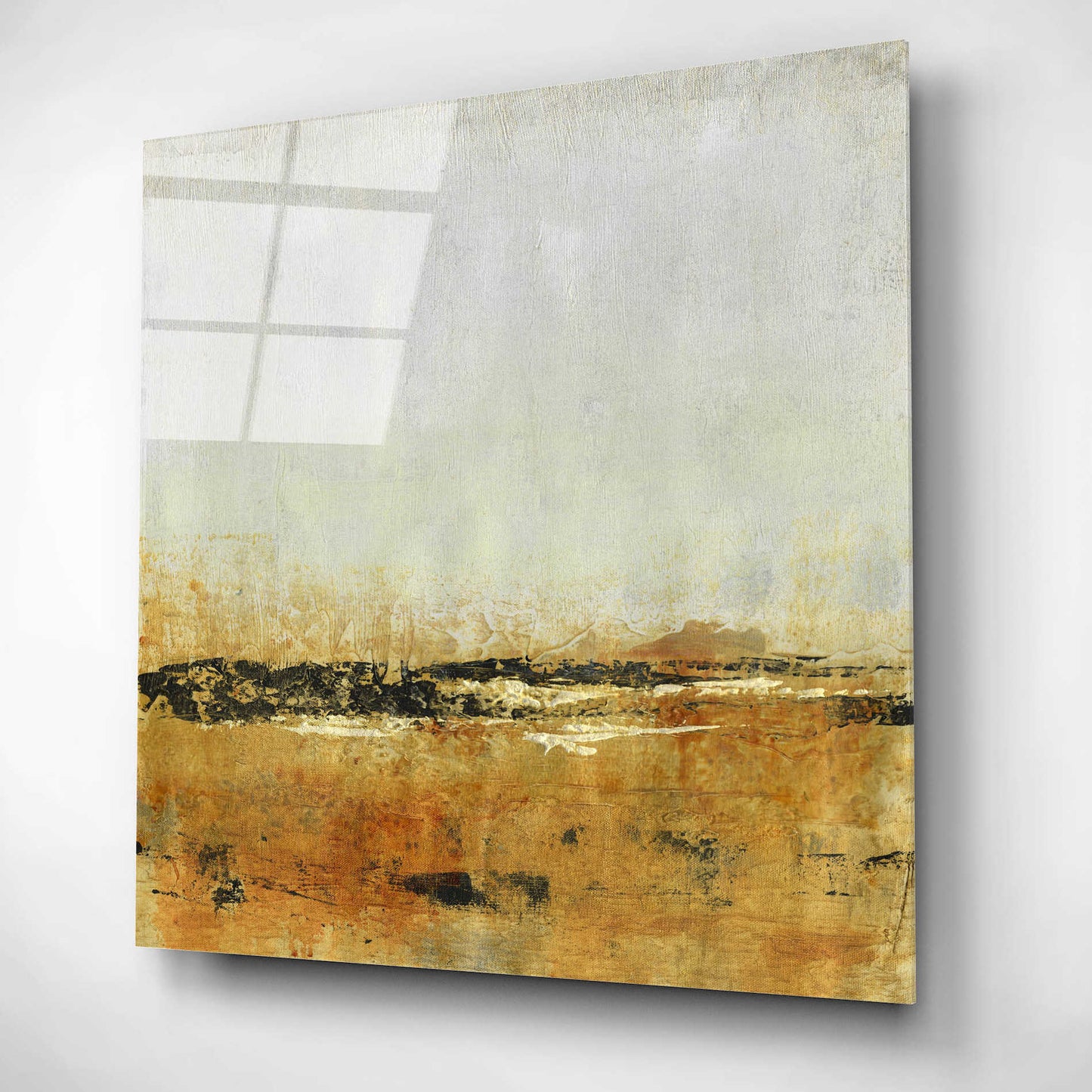 Epic Art 'Gold Horizon II' by Tim O'Toole, Acrylic Glass Wall Art,12x12