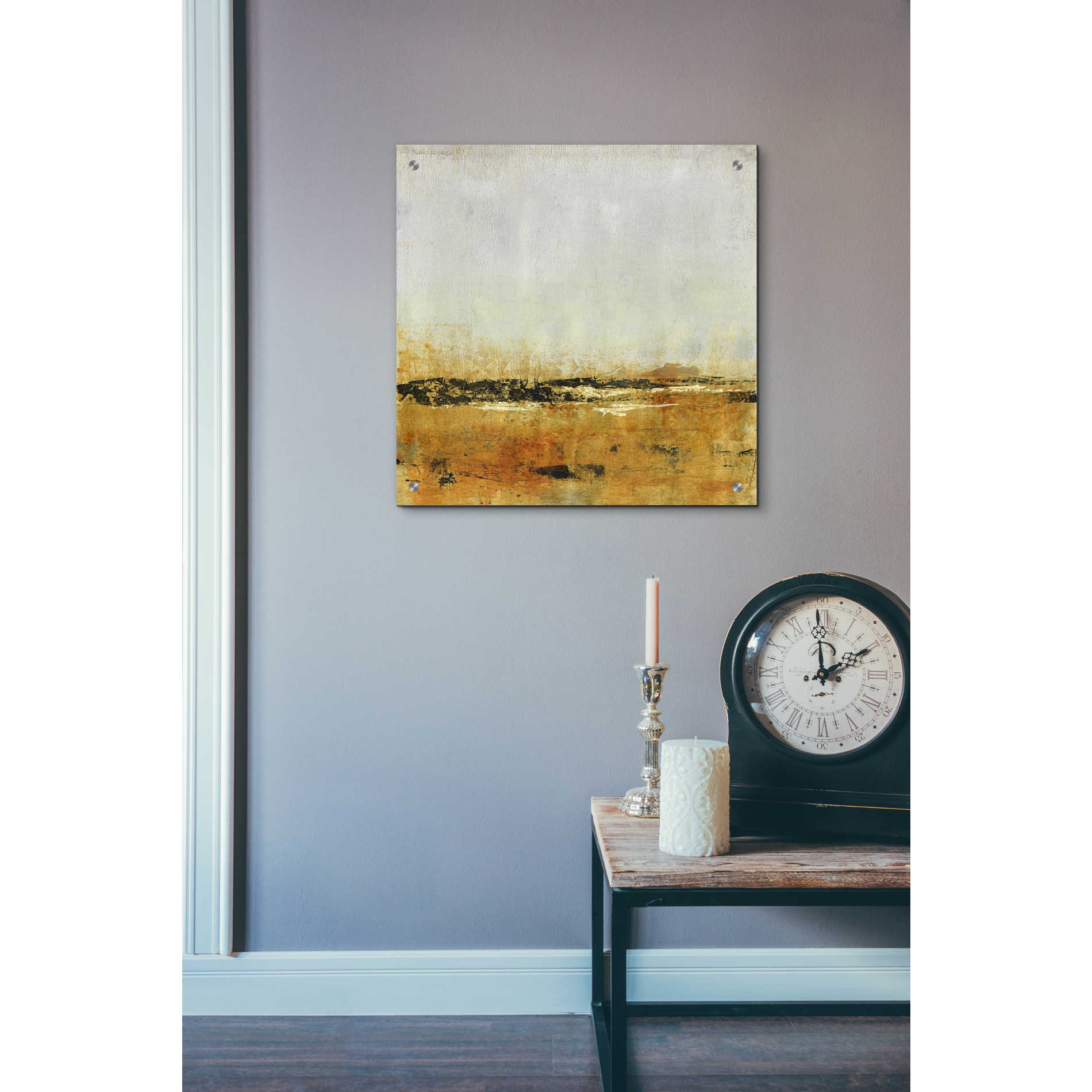 Epic Art 'Gold Horizon II' by Tim O'Toole, Acrylic Glass Wall Art,24x24