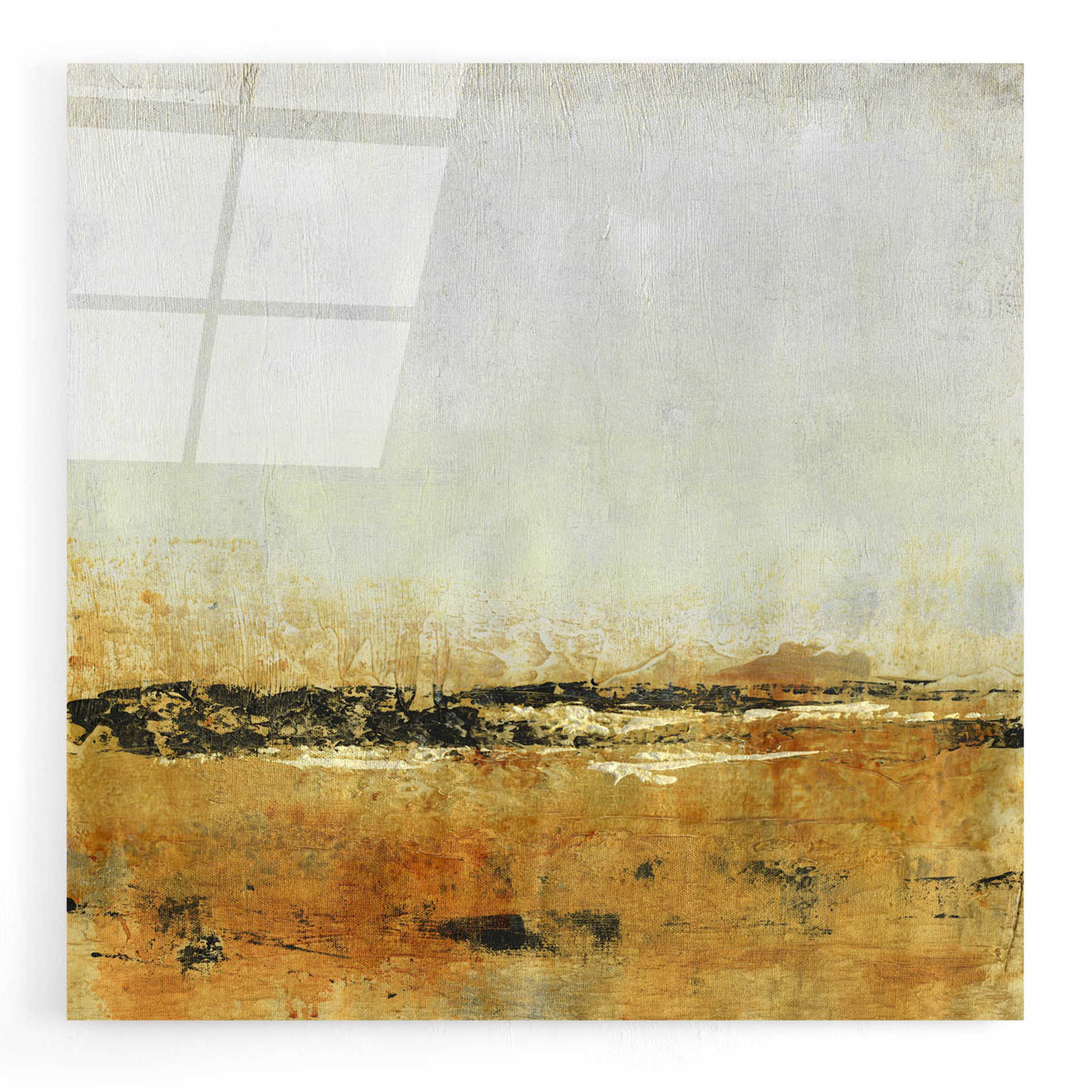 Epic Art 'Gold Horizon II' by Tim O'Toole, Acrylic Glass Wall Art,24x24