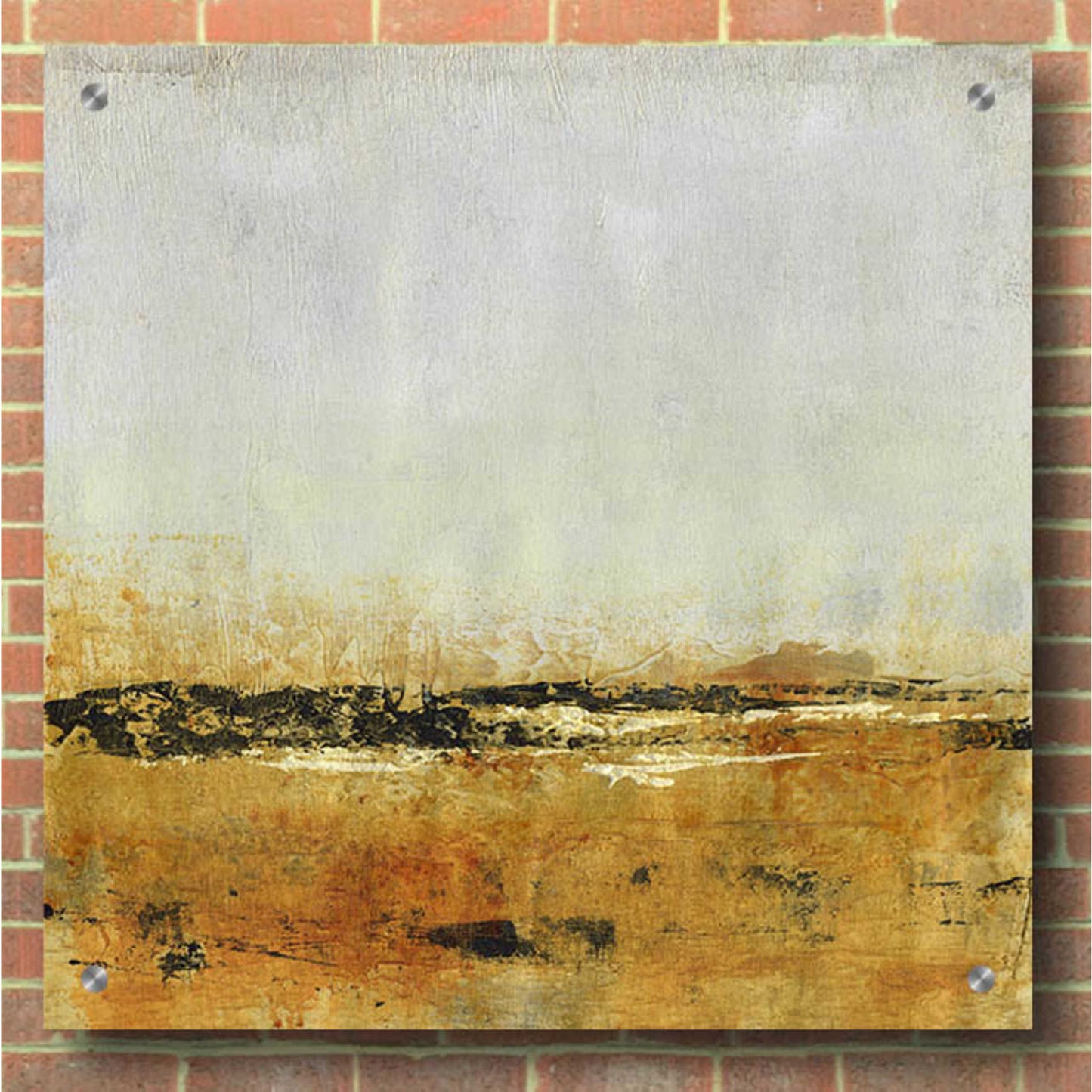 Epic Art 'Gold Horizon II' by Tim O'Toole, Acrylic Glass Wall Art,36x36