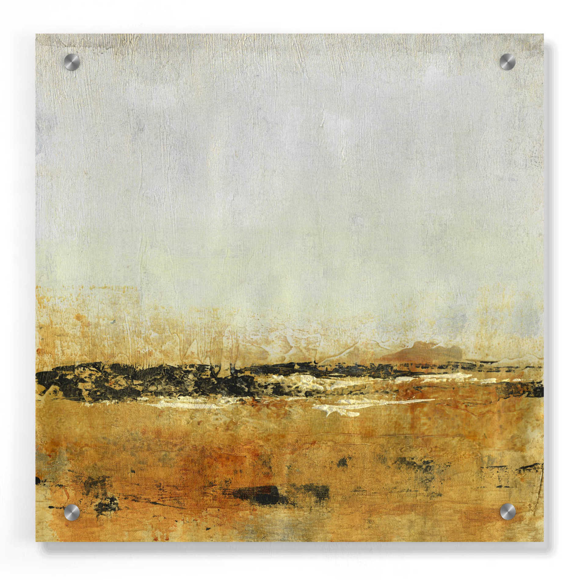 Epic Art 'Gold Horizon II' by Tim O'Toole, Acrylic Glass Wall Art,36x36