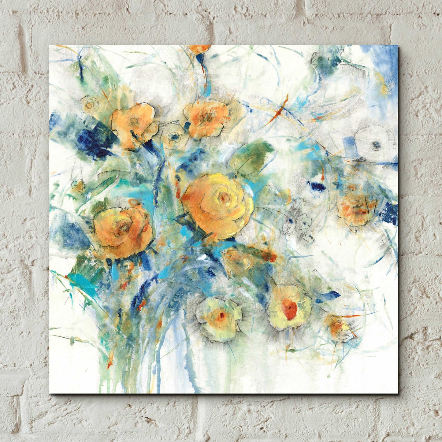 Epic Art 'Flower Study I' by Tim O'Toole, Acrylic Glass Wall Art,12x12