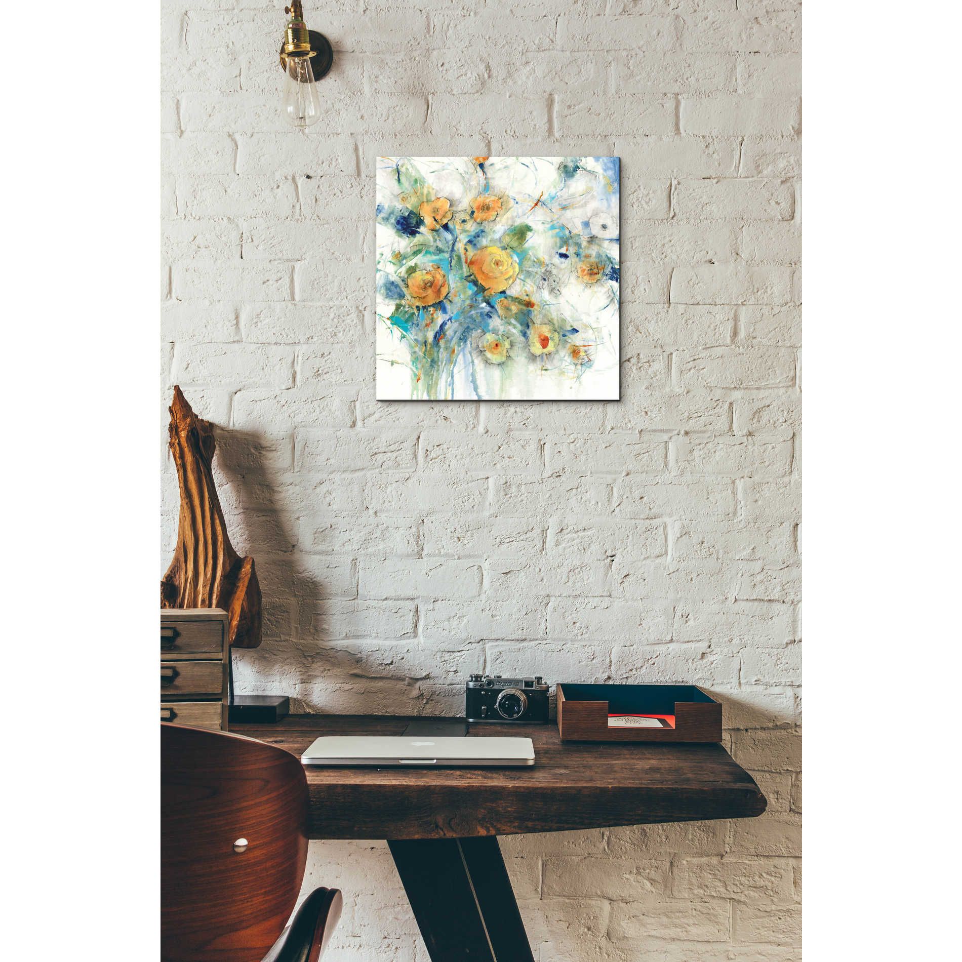 Epic Art 'Flower Study I' by Tim O'Toole, Acrylic Glass Wall Art,12x12