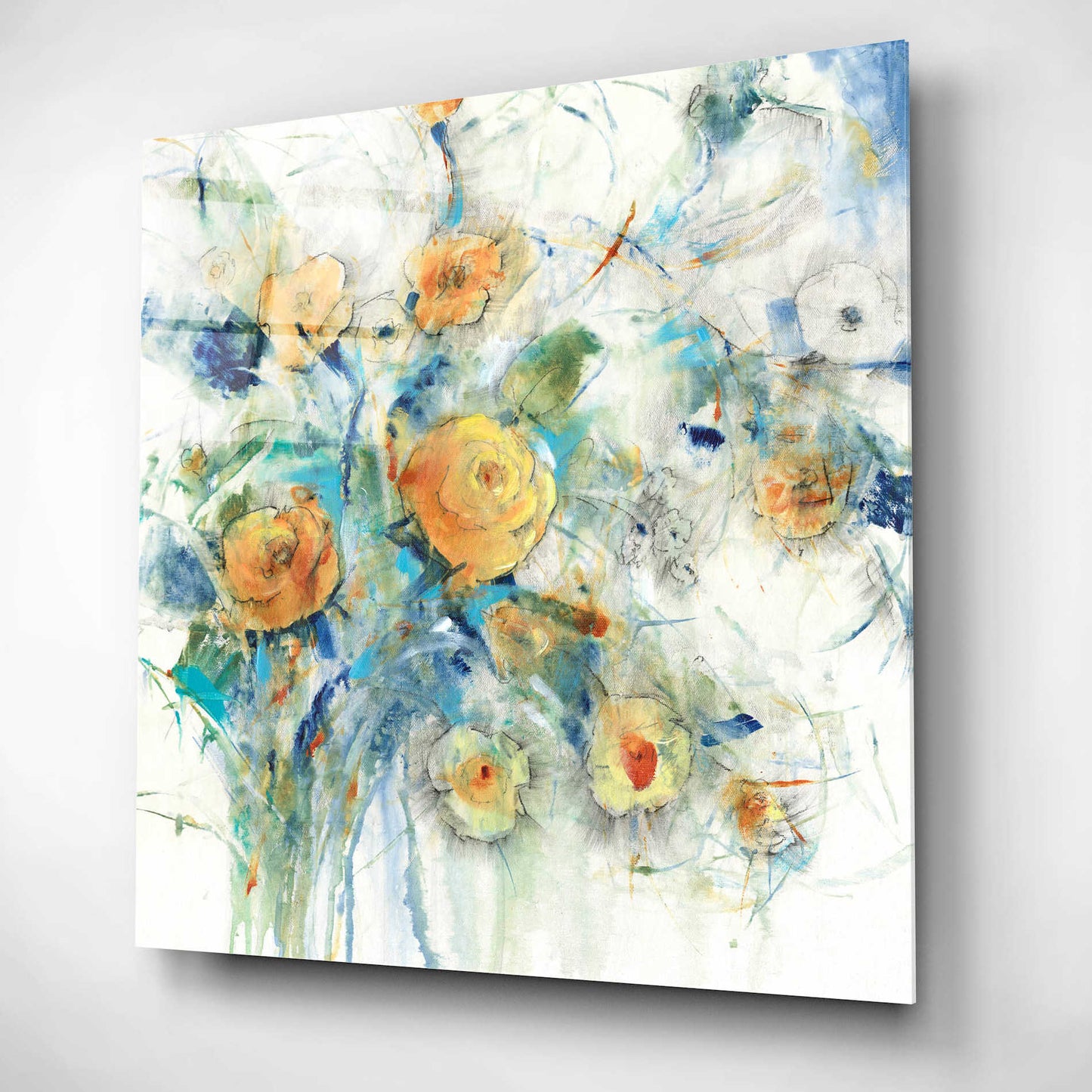 Epic Art 'Flower Study I' by Tim O'Toole, Acrylic Glass Wall Art,12x12