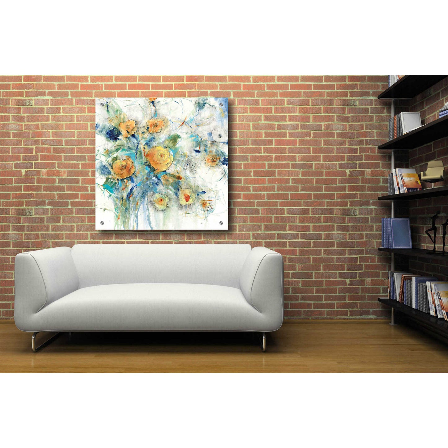 Epic Art 'Flower Study I' by Tim O'Toole, Acrylic Glass Wall Art,36x36