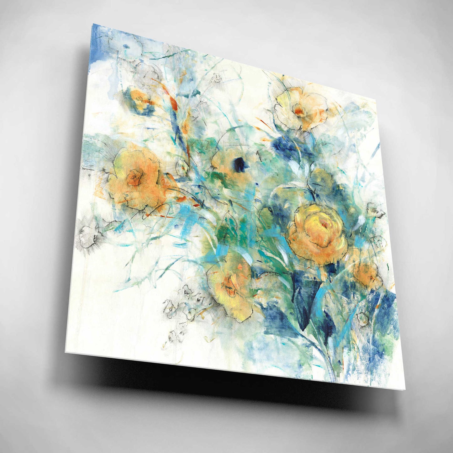 Epic Art 'Flower Study II' by Tim O'Toole, Acrylic Glass Wall Art,12x12