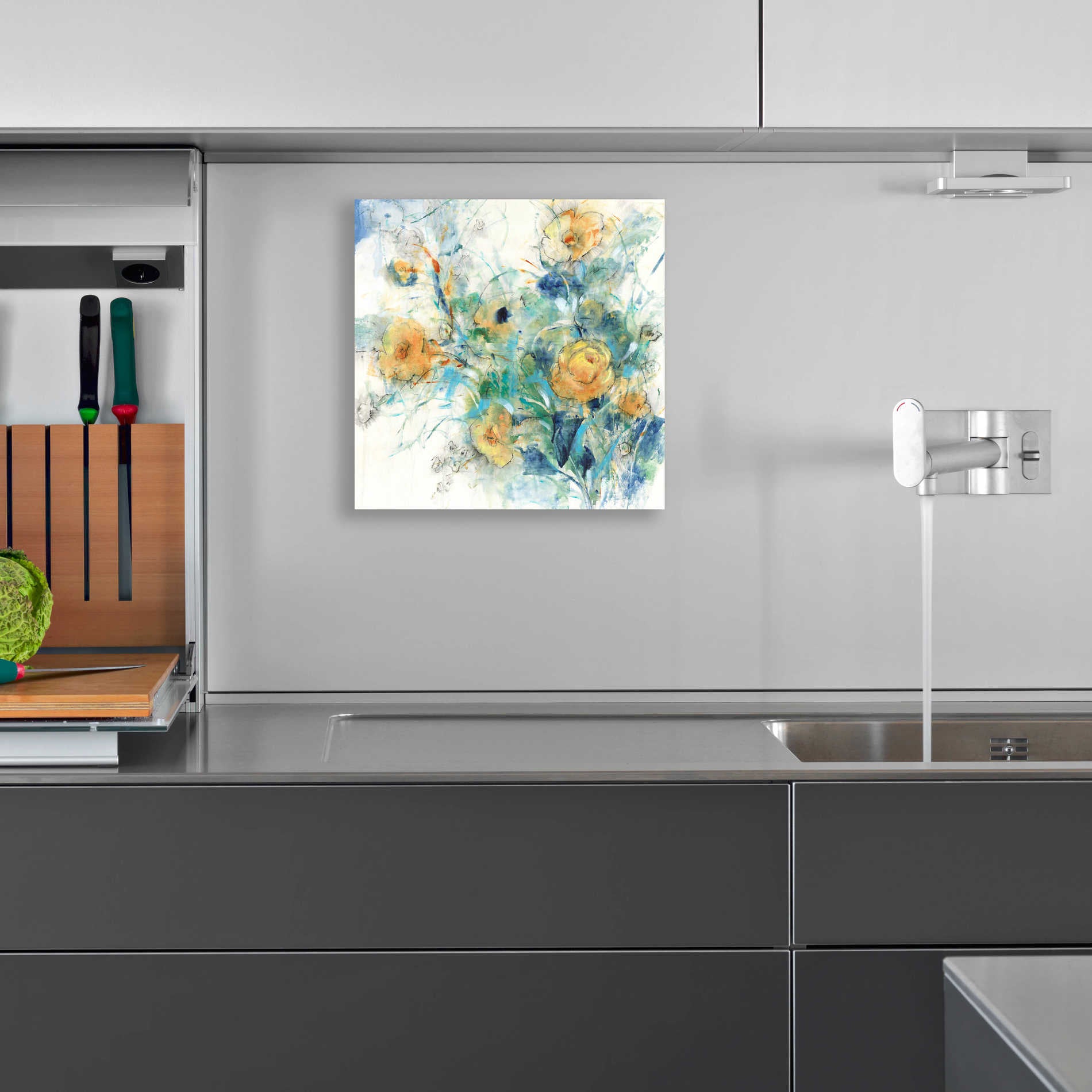 Epic Art 'Flower Study II' by Tim O'Toole, Acrylic Glass Wall Art,12x12