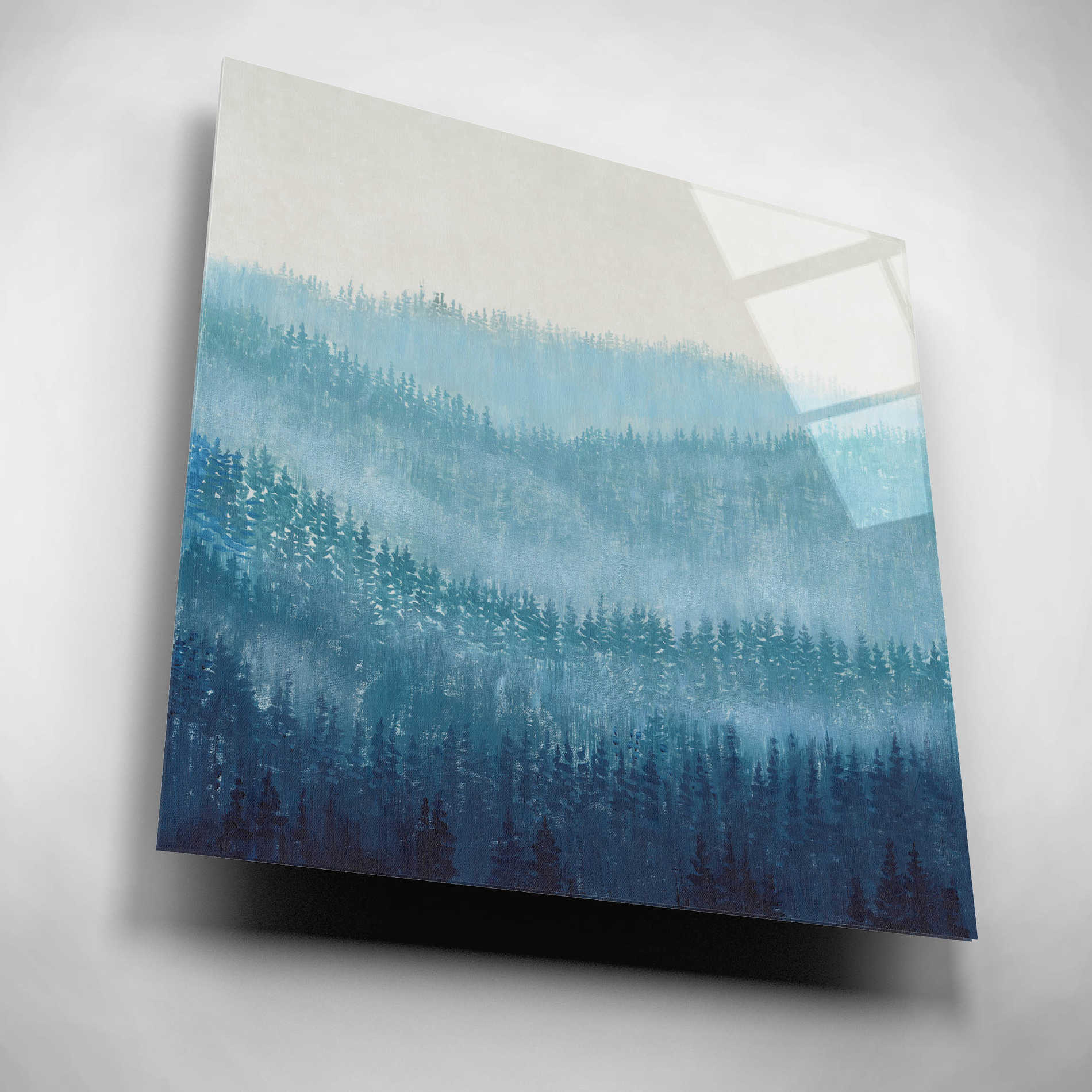 Epic Art 'Smoky Ridge I' by Tim O'Toole, Acrylic Glass Wall Art,12x12