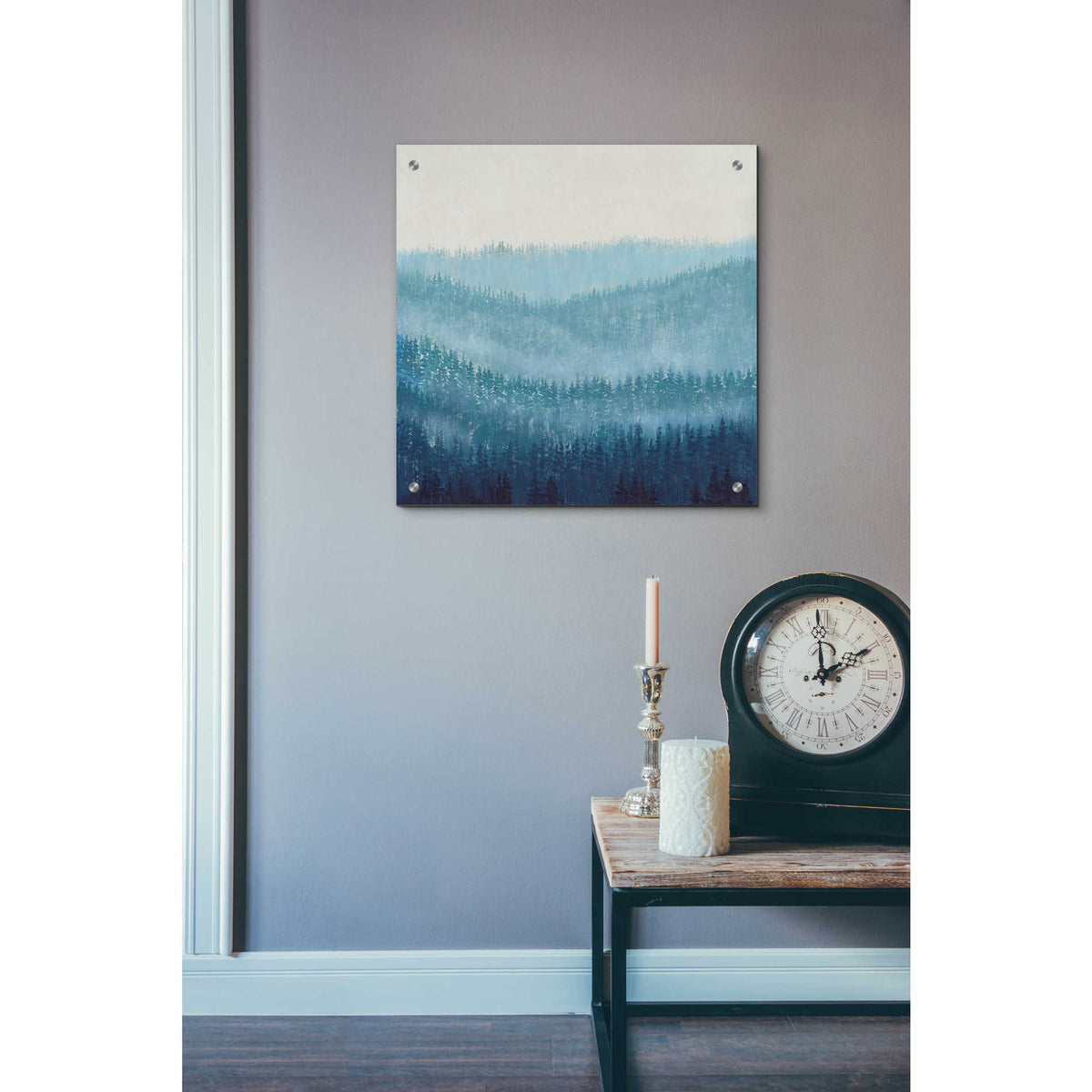 Epic Art 'Smoky Ridge I' by Tim O'Toole, Acrylic Glass Wall Art,24x24